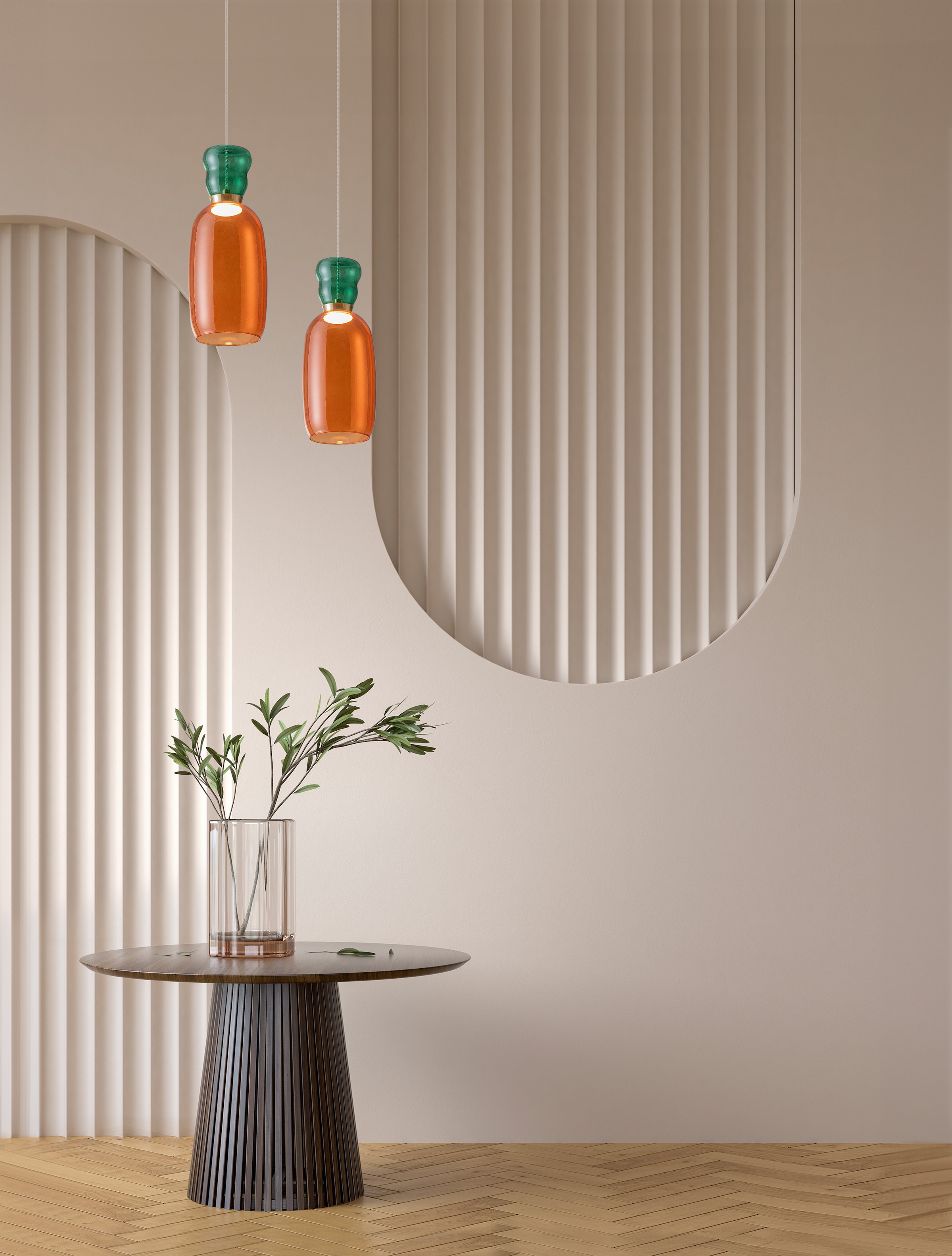Nova Luce Pendelleuchte »PLUMA«, 1 flammig