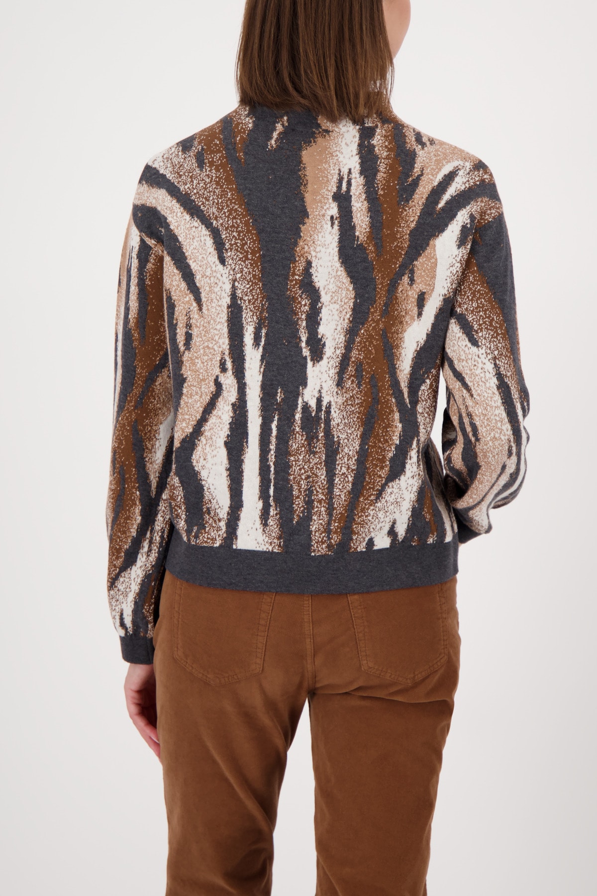 Monari Strickpullover Regular fit mit Rundhalsausschnitt