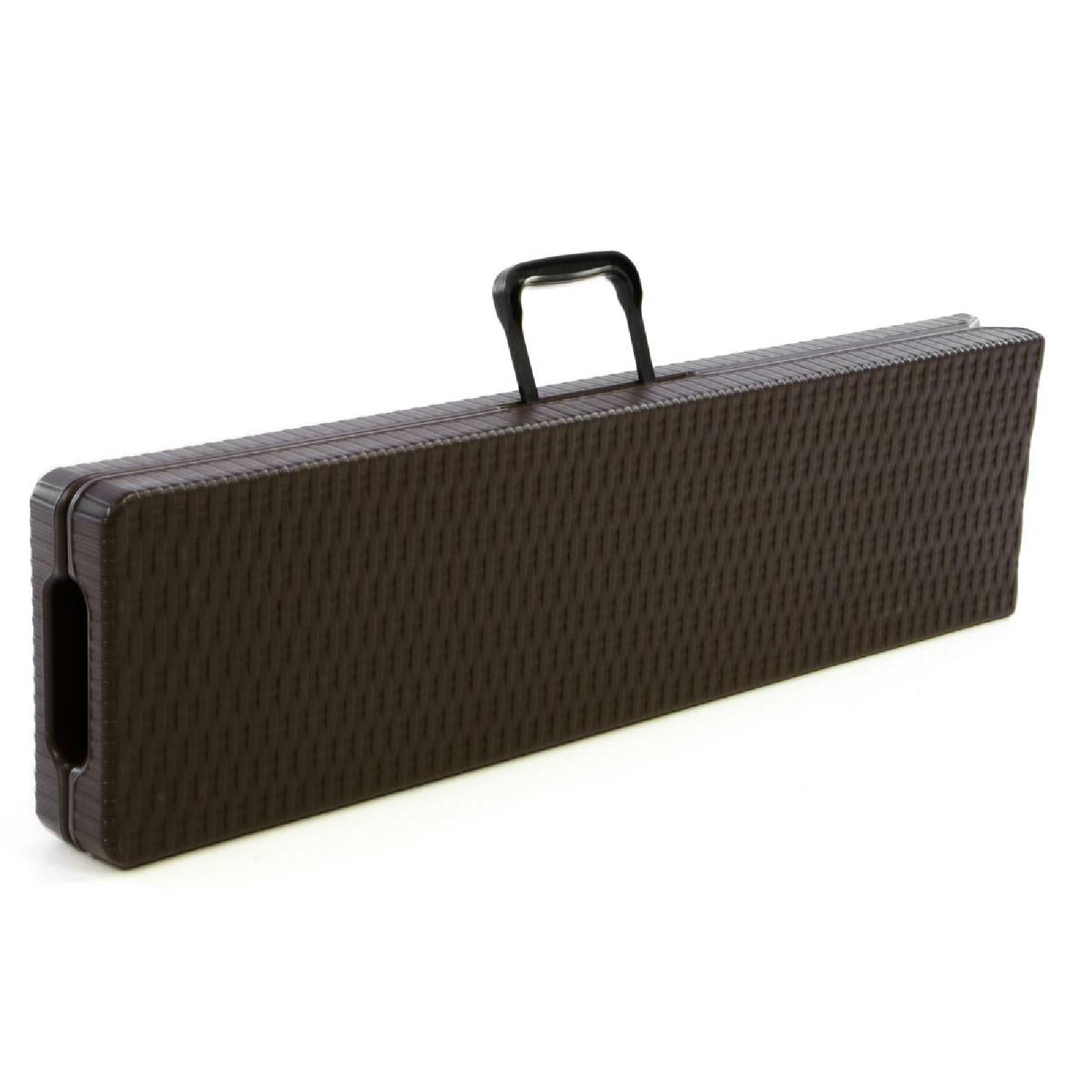VCM Gartentisch »2er Set Klappbank Campingbank 180 cm braun«