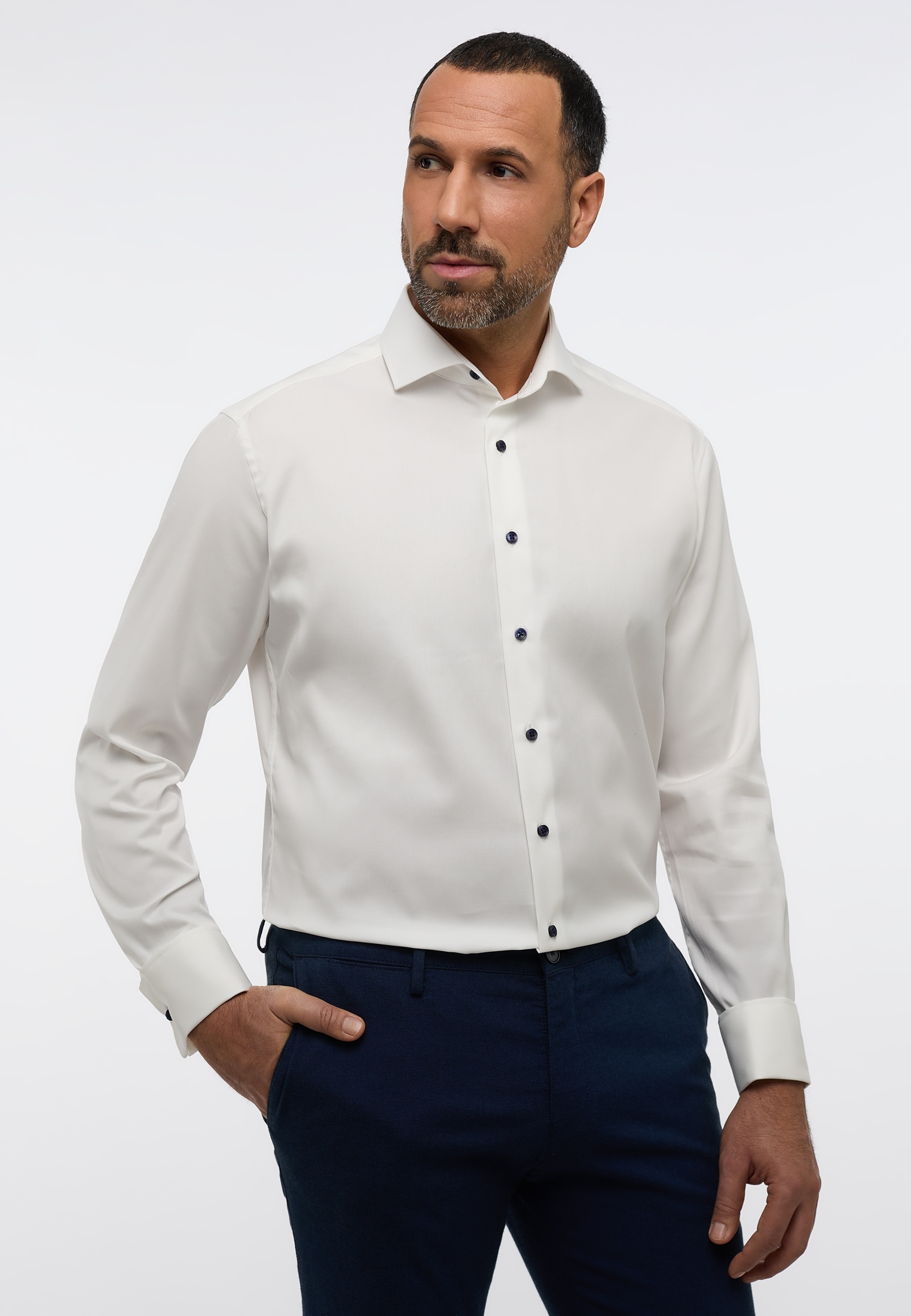 Eterna Langarmhemd "MODERN FIT", NON IRON (bügelfrei) günstig online kaufen