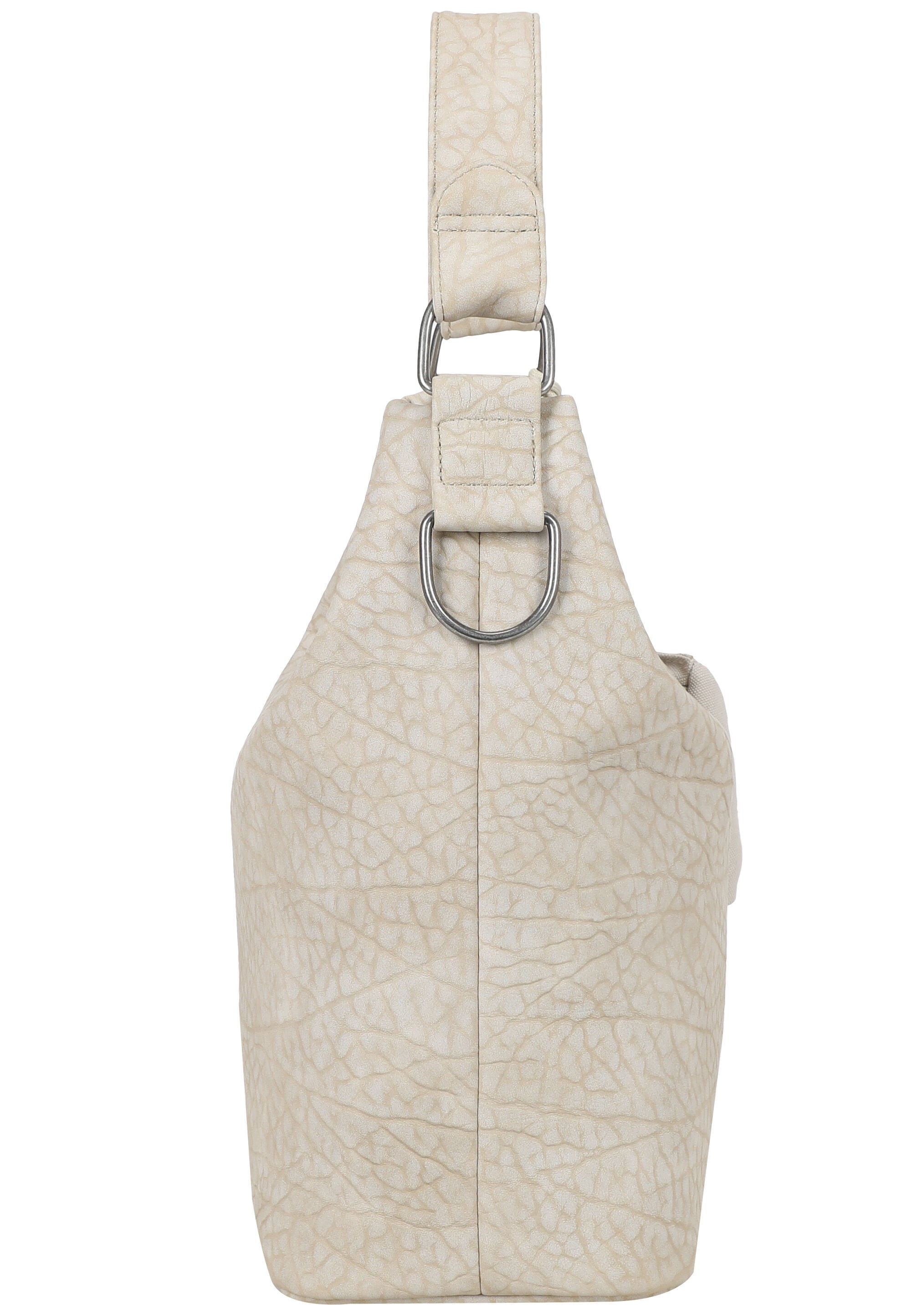 Fritzi aus Preußen Schultertasche »Ella Hobo« mit Canvas-Anhänger