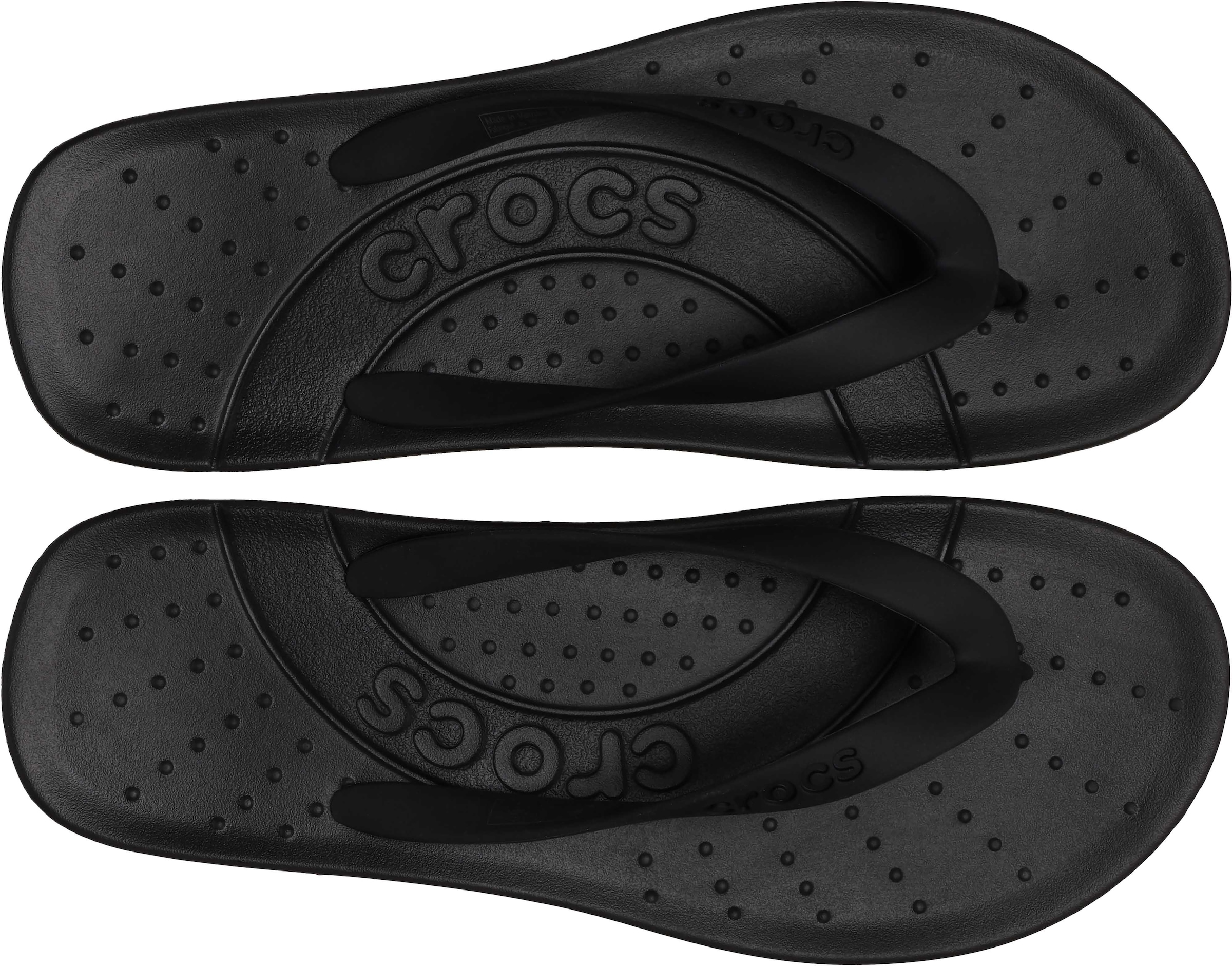 Crocs Zehentrenner »Crocs Flip«, Badeschuh, Sandale, Sommerschuh mit weichem Zehensteg