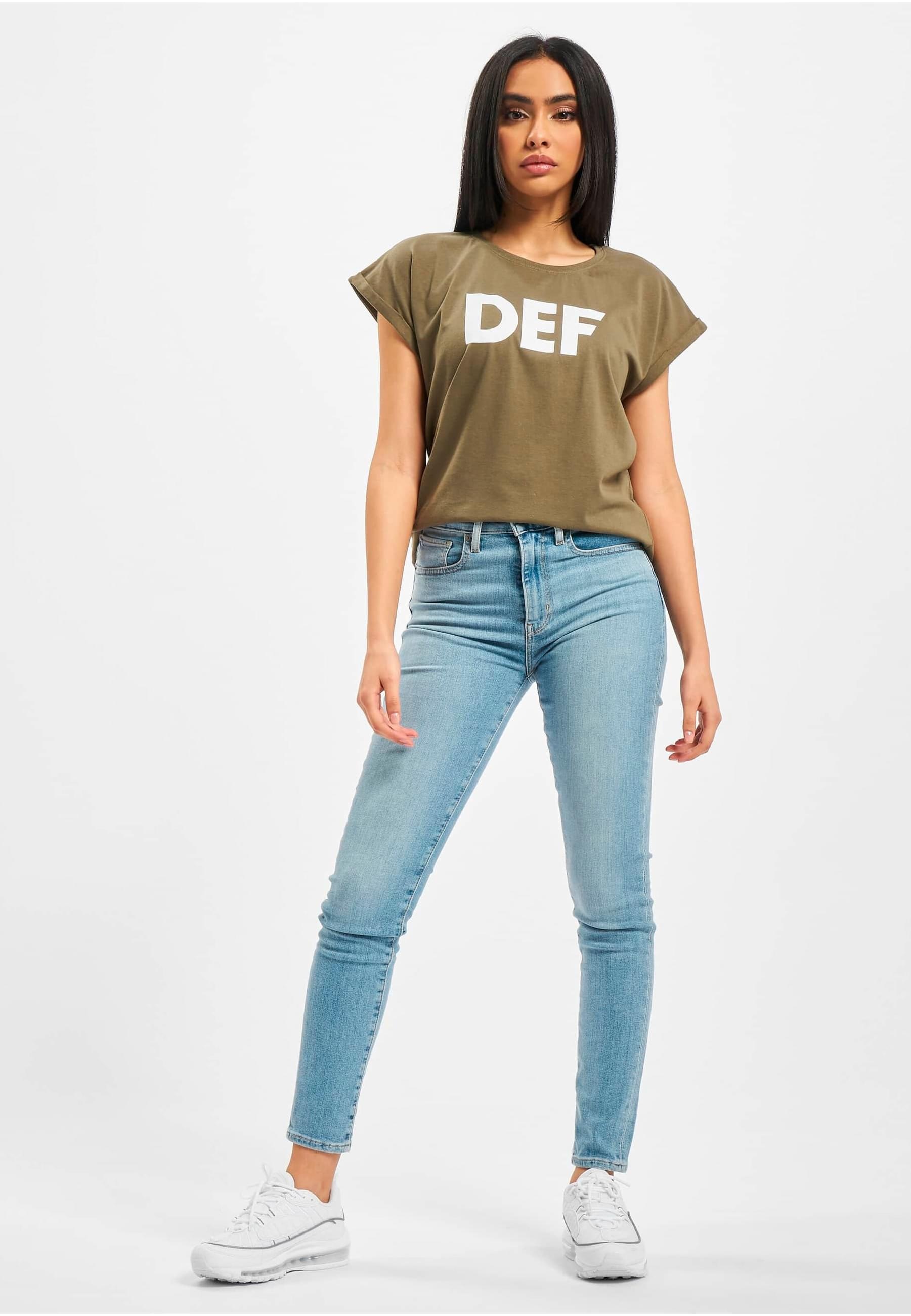 DEF Kurzarmshirt »DEF Damen DEF Her Secret T-Shirt«, (1 tlg.)