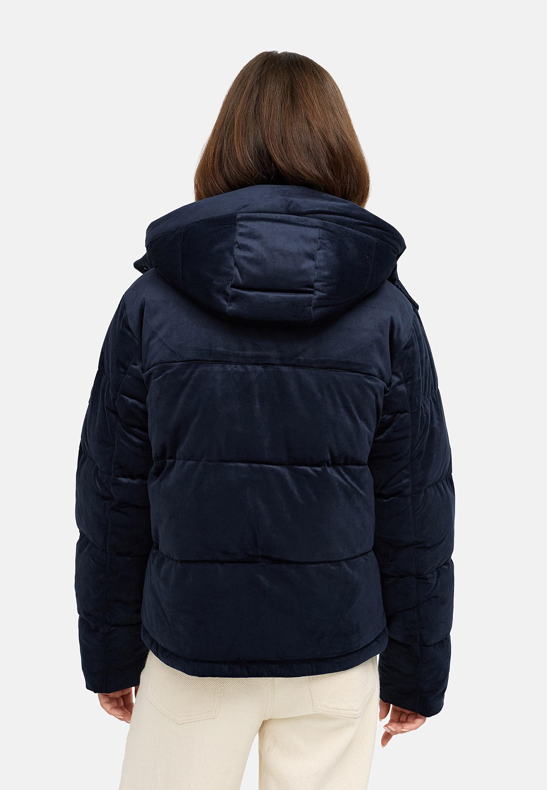 Ragwear Steppjacke »Roobie Velvet YOUMODO«, mit Kapuze, Gesteppte Winterjacke in Samtoptik mit Kapuze