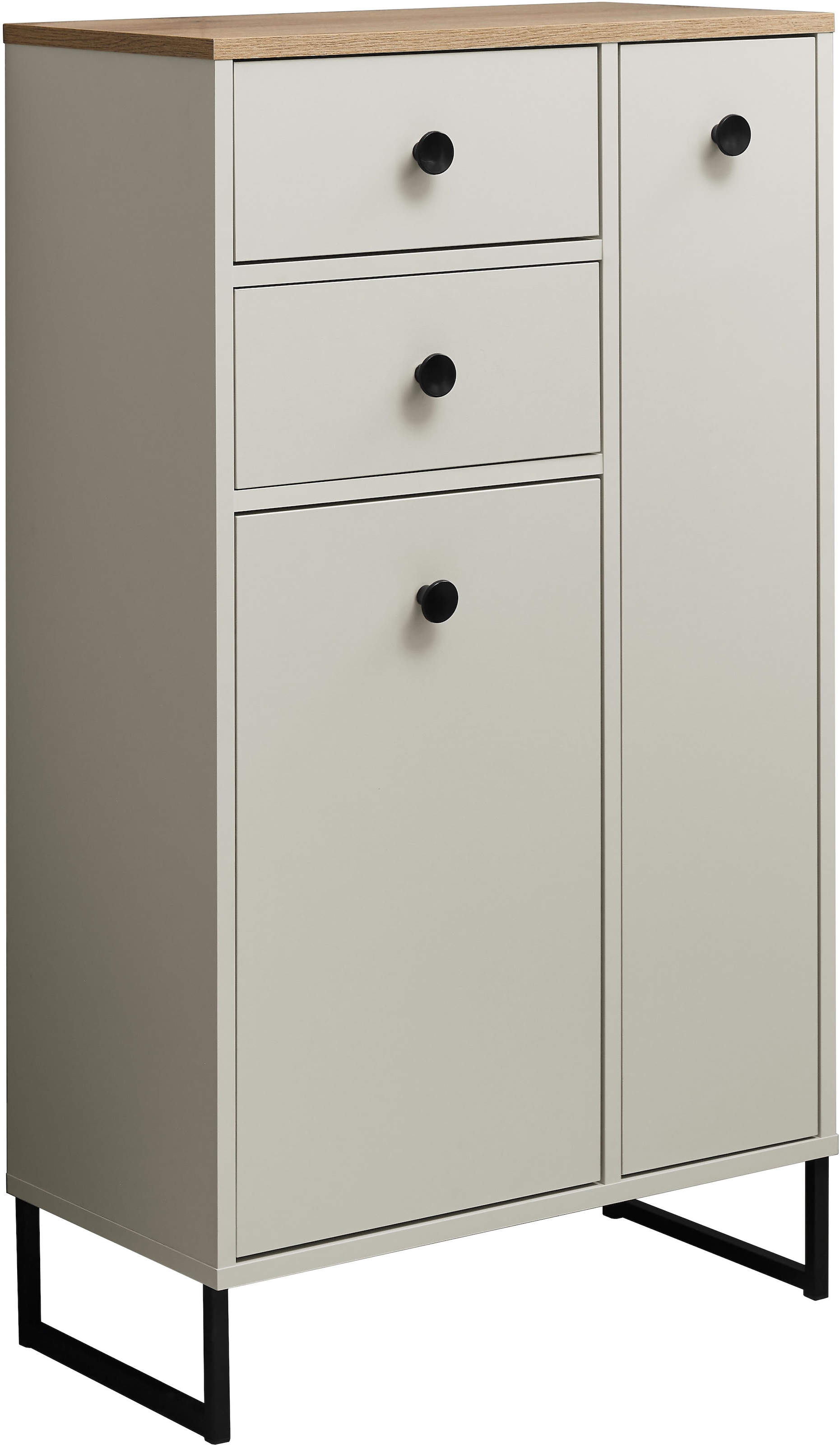 BASIC by Balculina Midischrank "Linea" 1 Stk. tlg. günstig online kaufen