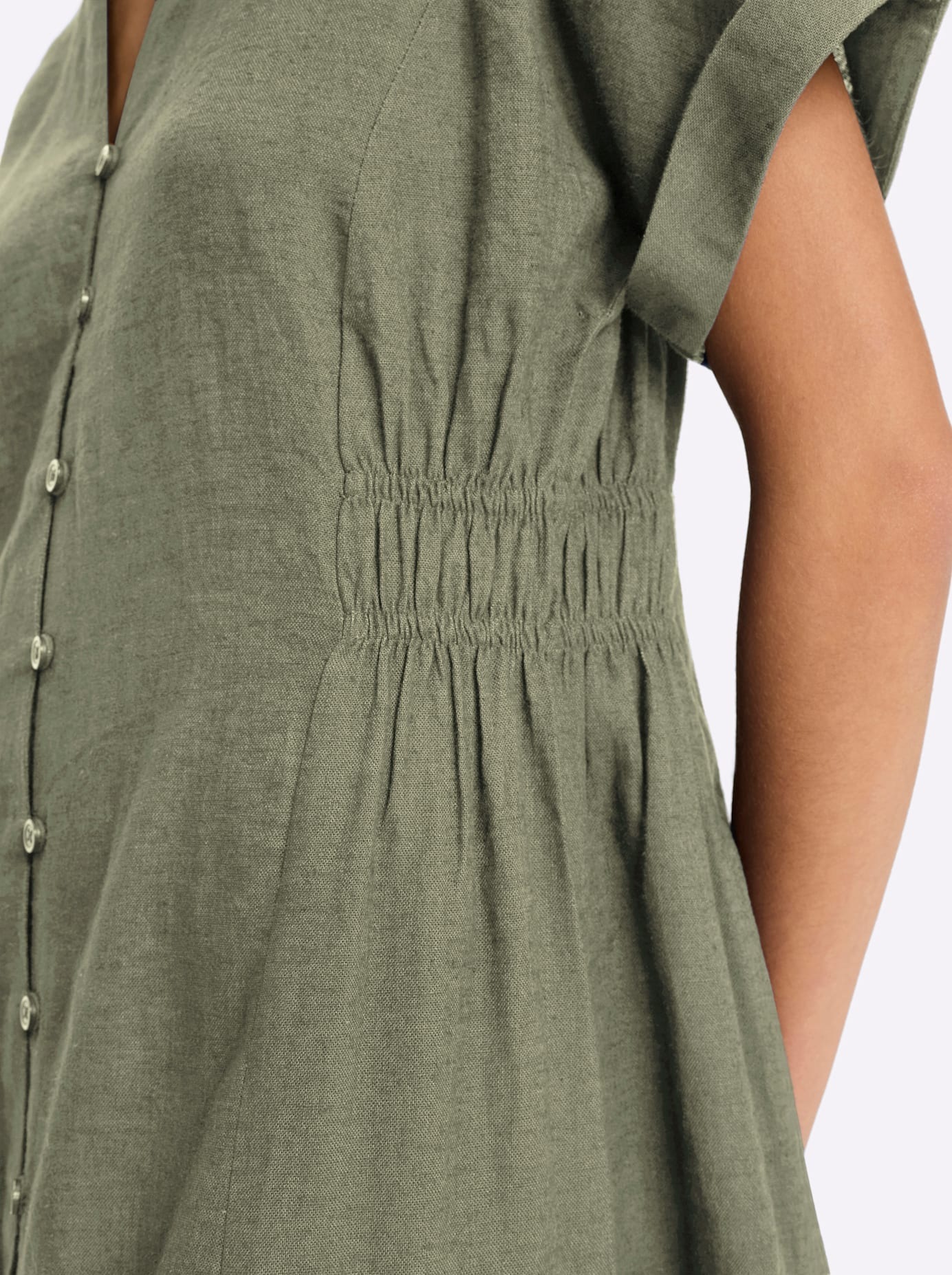 HEINE Summer Dress Women's Khaki 40 3