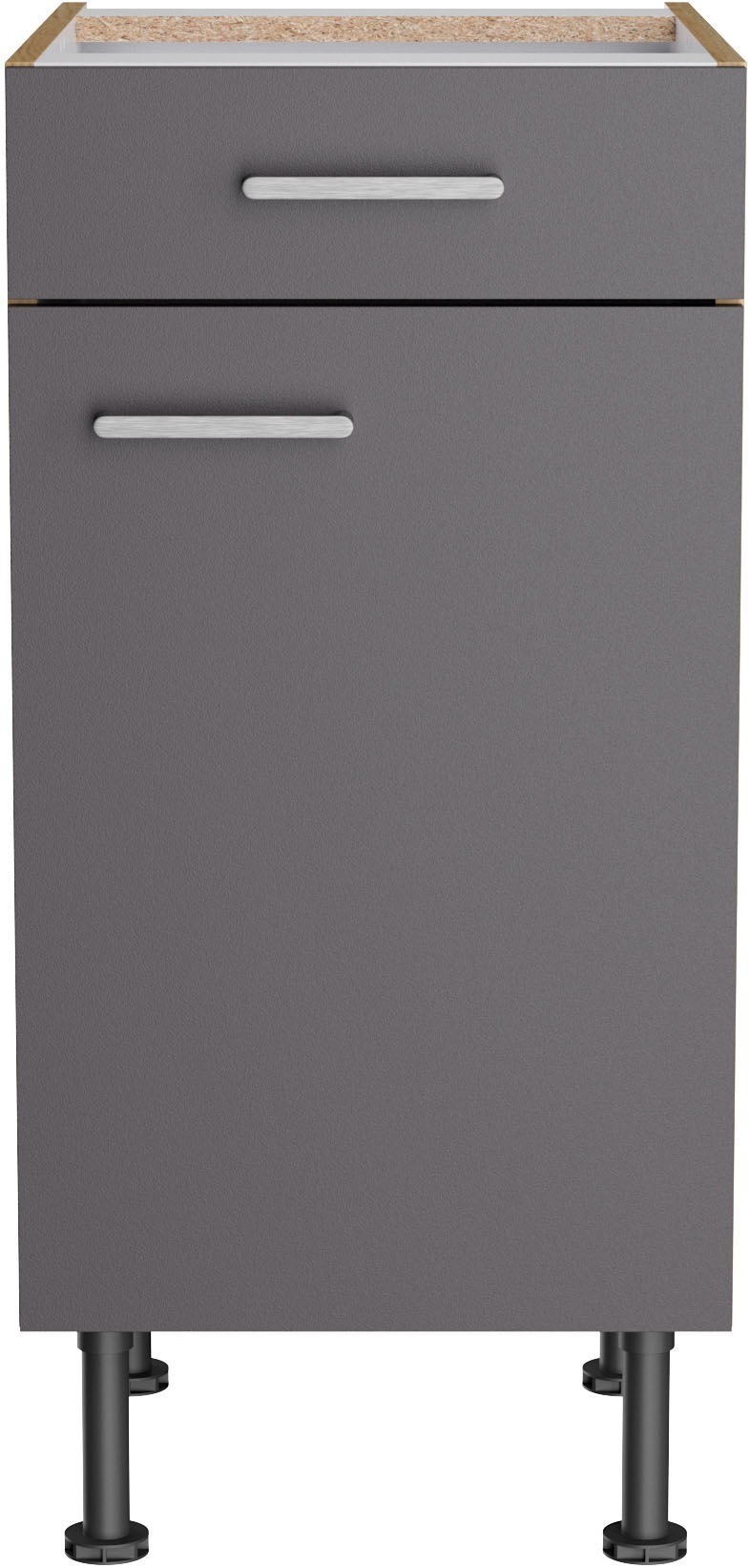 KOCHSTATION Unterschrank »KS-Lucy« Breite 40 cm, höhenverstellbare Füße, Soft-Close