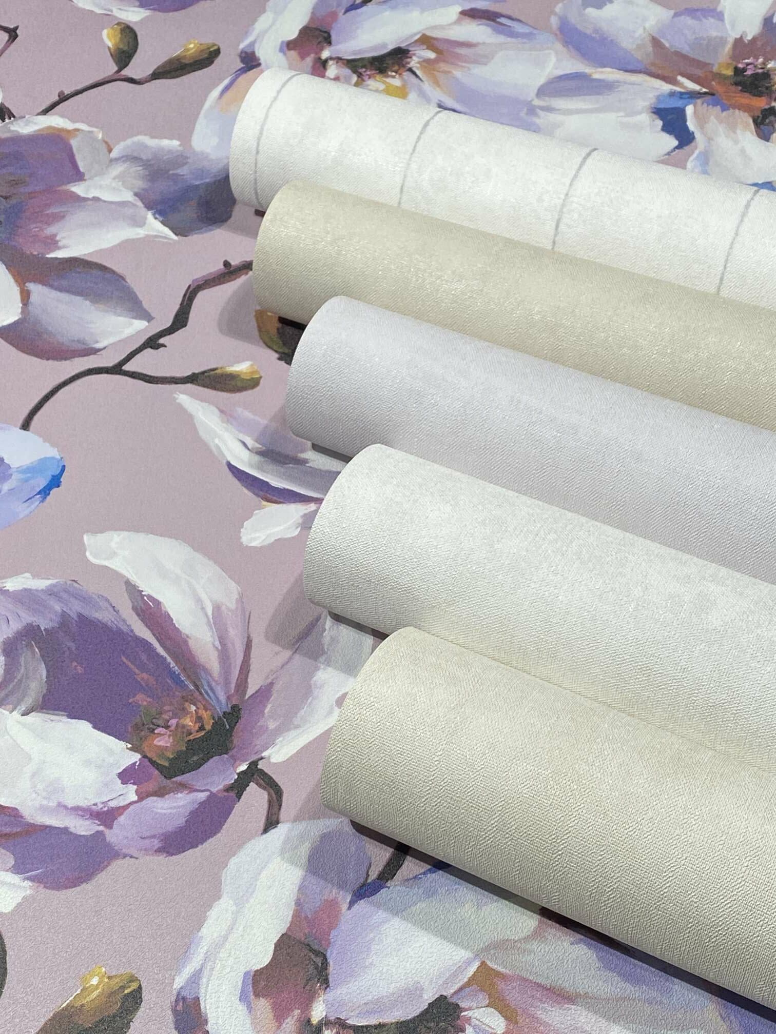 Marburg Vliestapete »Tapete Malerische Blüten«, floral, moderne Vliestapete für Wohnzimmer Schlafzimmer Küche