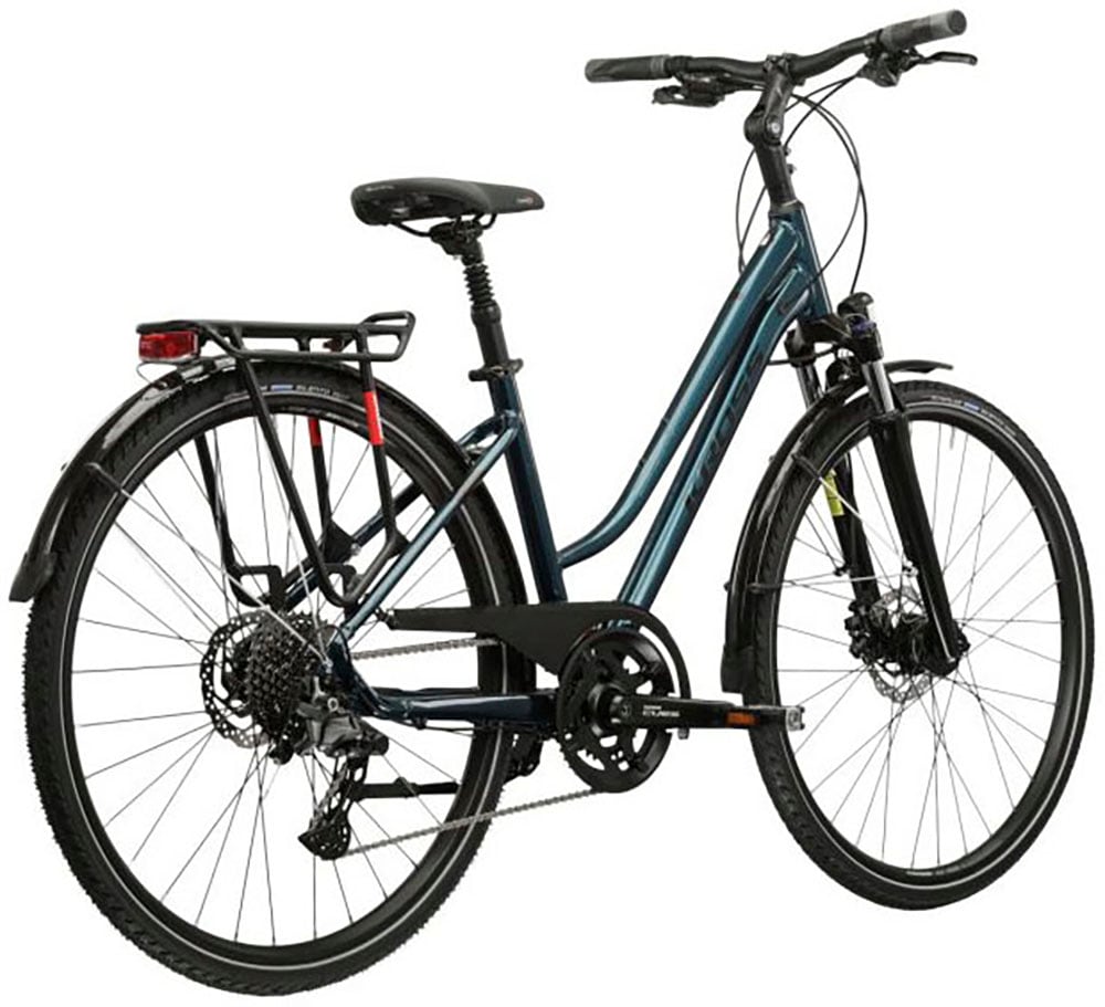Kross Trekkingrad »Trekkingrad Trans 7.0 blau 20 Gänge«, 20 Gang, Shimano, CUES U6020 Schaltwerk, Kettenschaltung