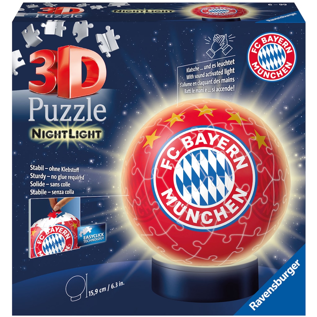 Ravensburger Puzzleball »Nachtlicht FC Bayern München«