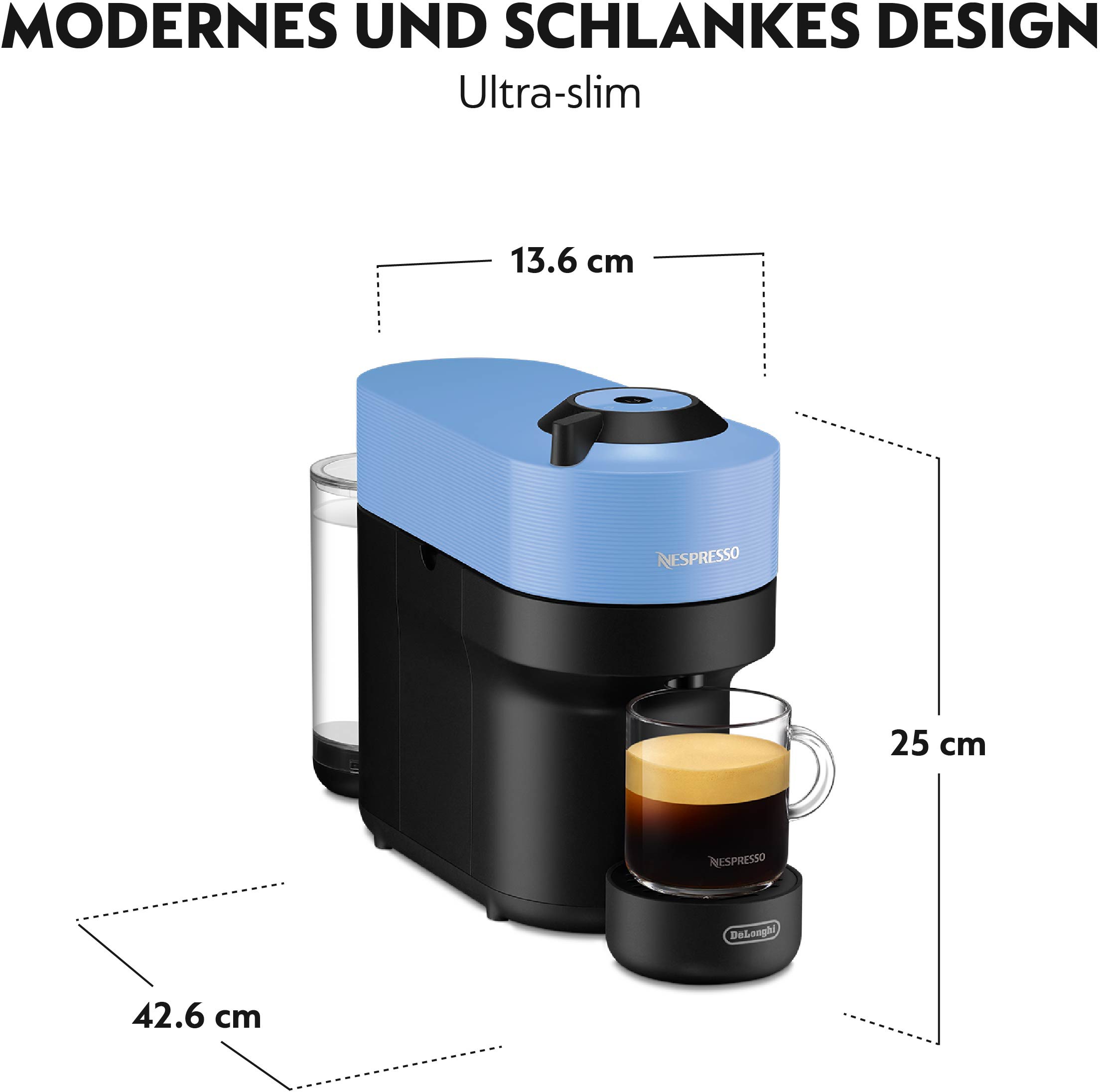 BAUR Nespresso | Kapselmaschine DeLonghi« Pop »Vertuo von ENV90.A
