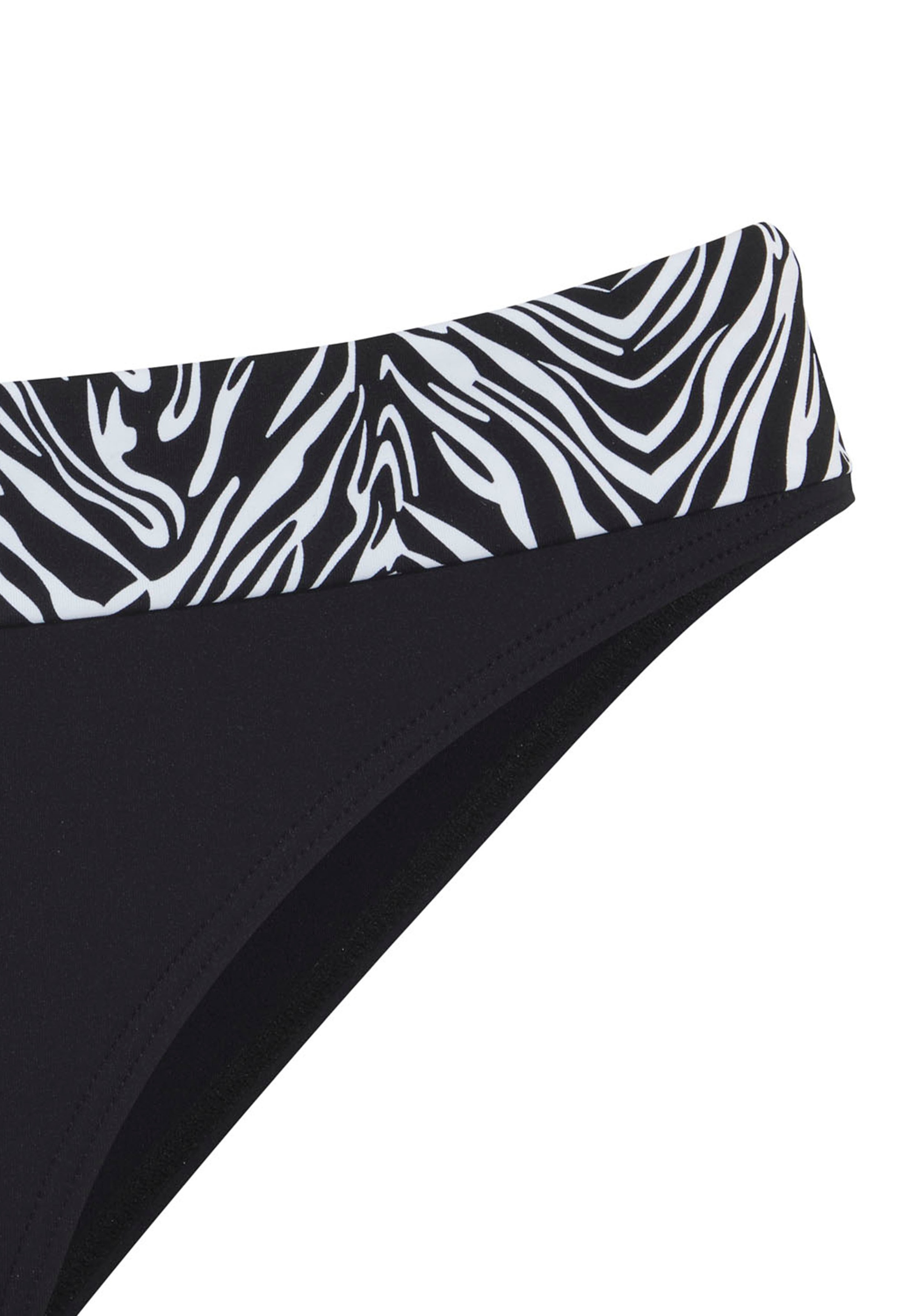 s.Oliver Bikini-Hose "Kanto", mit Umschlagbund im Animal-Design günstig online kaufen