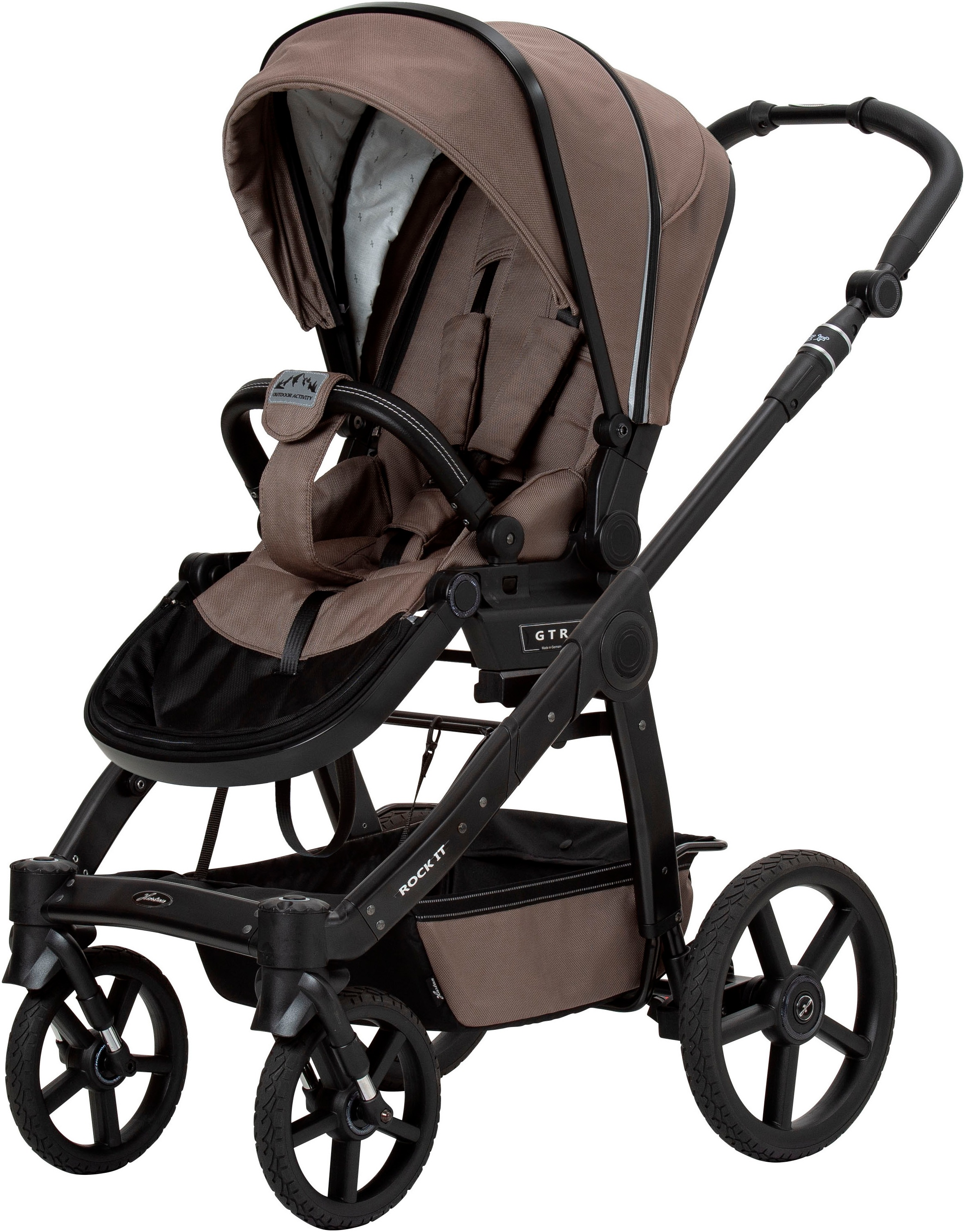Hartan Kombi-Kinderwagen »Rock it GTR Outdoor mit Handbremse«, Made in Germany