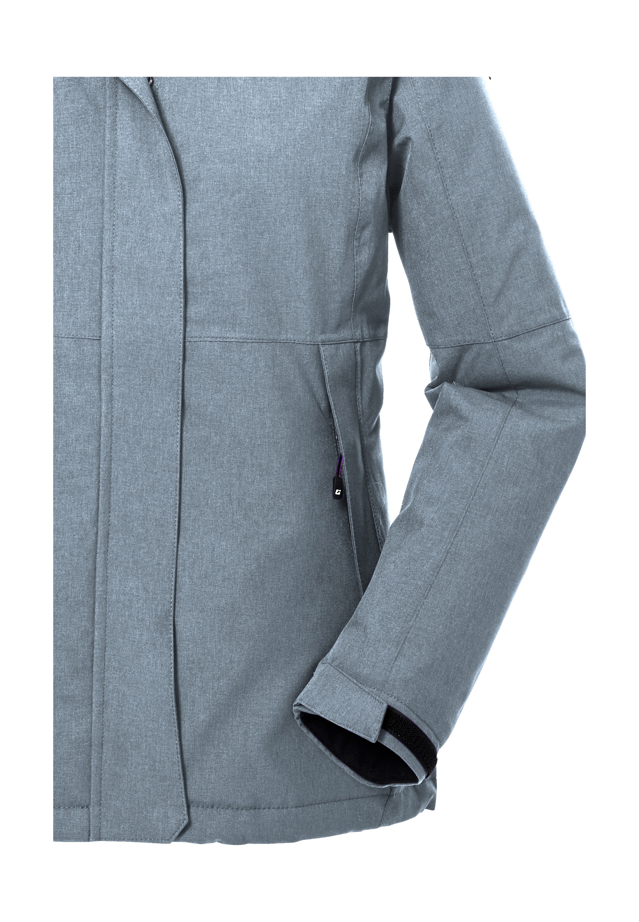 Killtec Outdoorjacke »KOW 37 WMN JCKT«, Wasserdichte Damen Funktionsjacke mit abnehmbarer Kapuze