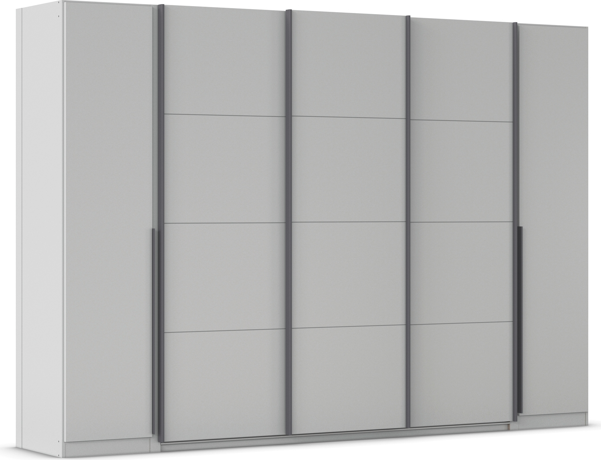 OTTO home Schwebetürenschrank "Dreh-/Schwebetürenschrank Kleiderschrank Familie, Agordo" im angesagten Mix aus Dreh- und Schwebetüren, B/H/T 301x210X62cm viele Farben verfügbar TOPSELLER Made in GERMANY