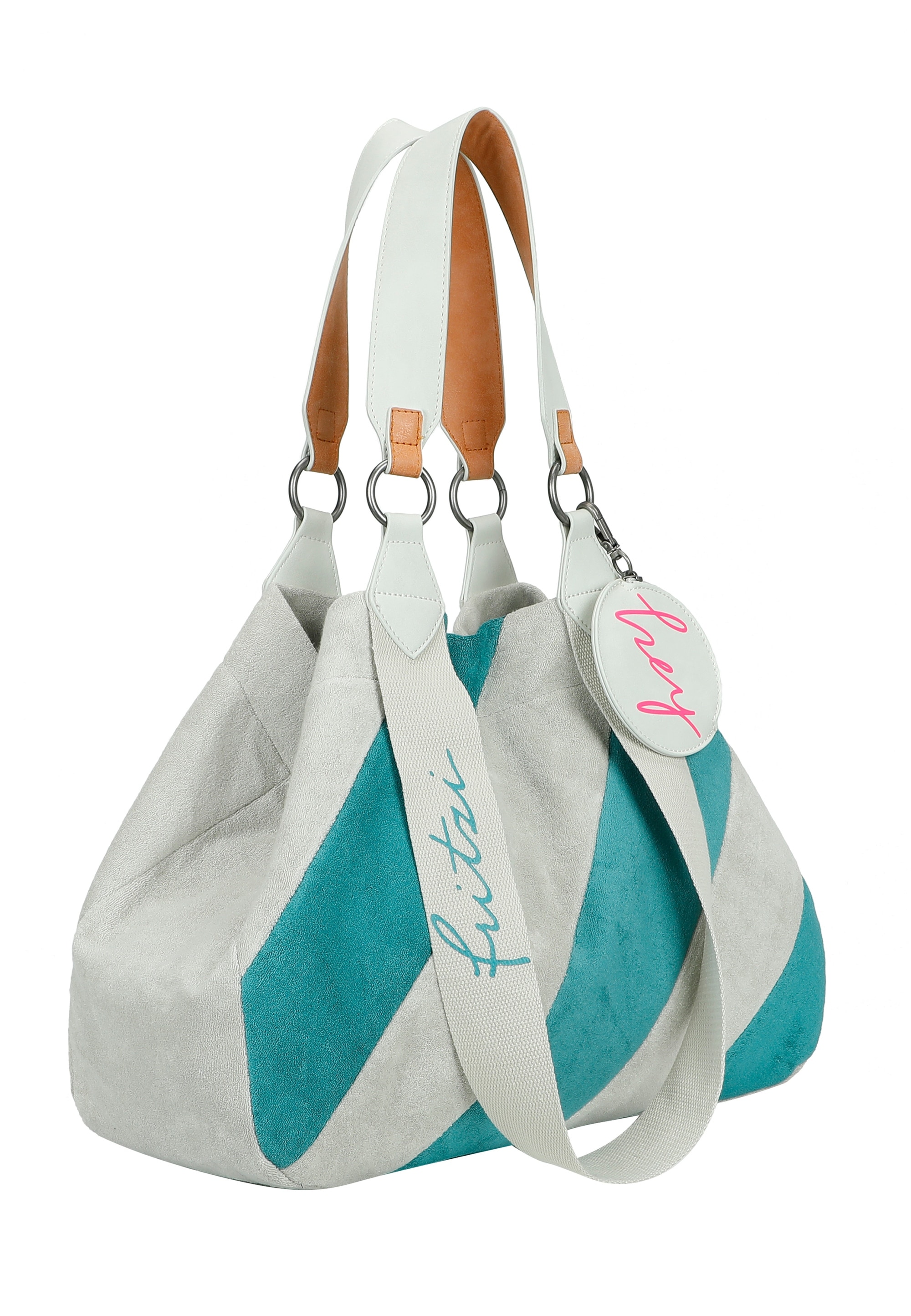 Fritzi aus Preußen Henkeltasche »Izzy Medium«, mit abnehmbarem Pocketanhänger