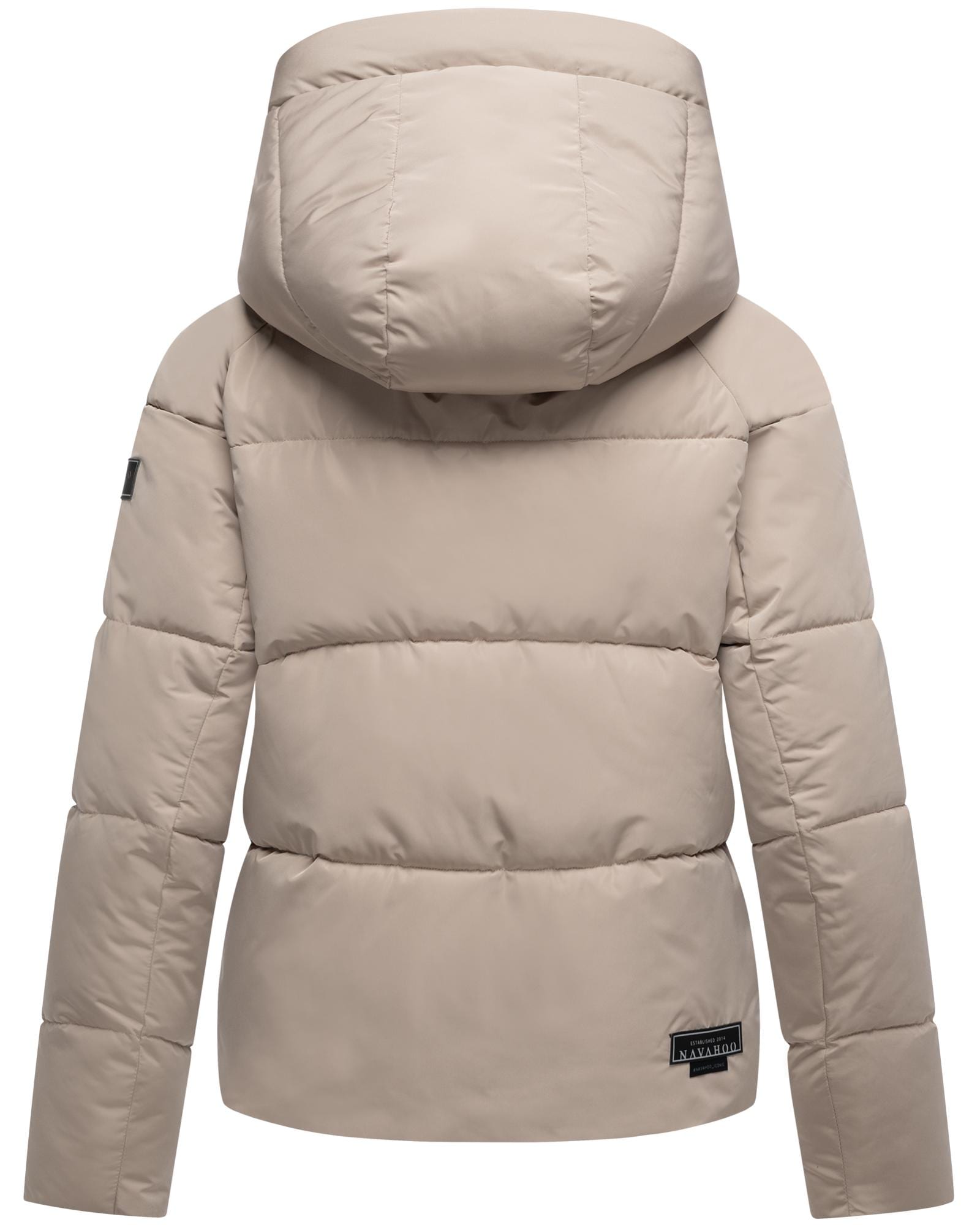 Navahoo Steppjacke »Frostherz XIV«, mit Kapuze, Kurze gesteppte Damen Winterjacke mit abnehmbarer Kapuze