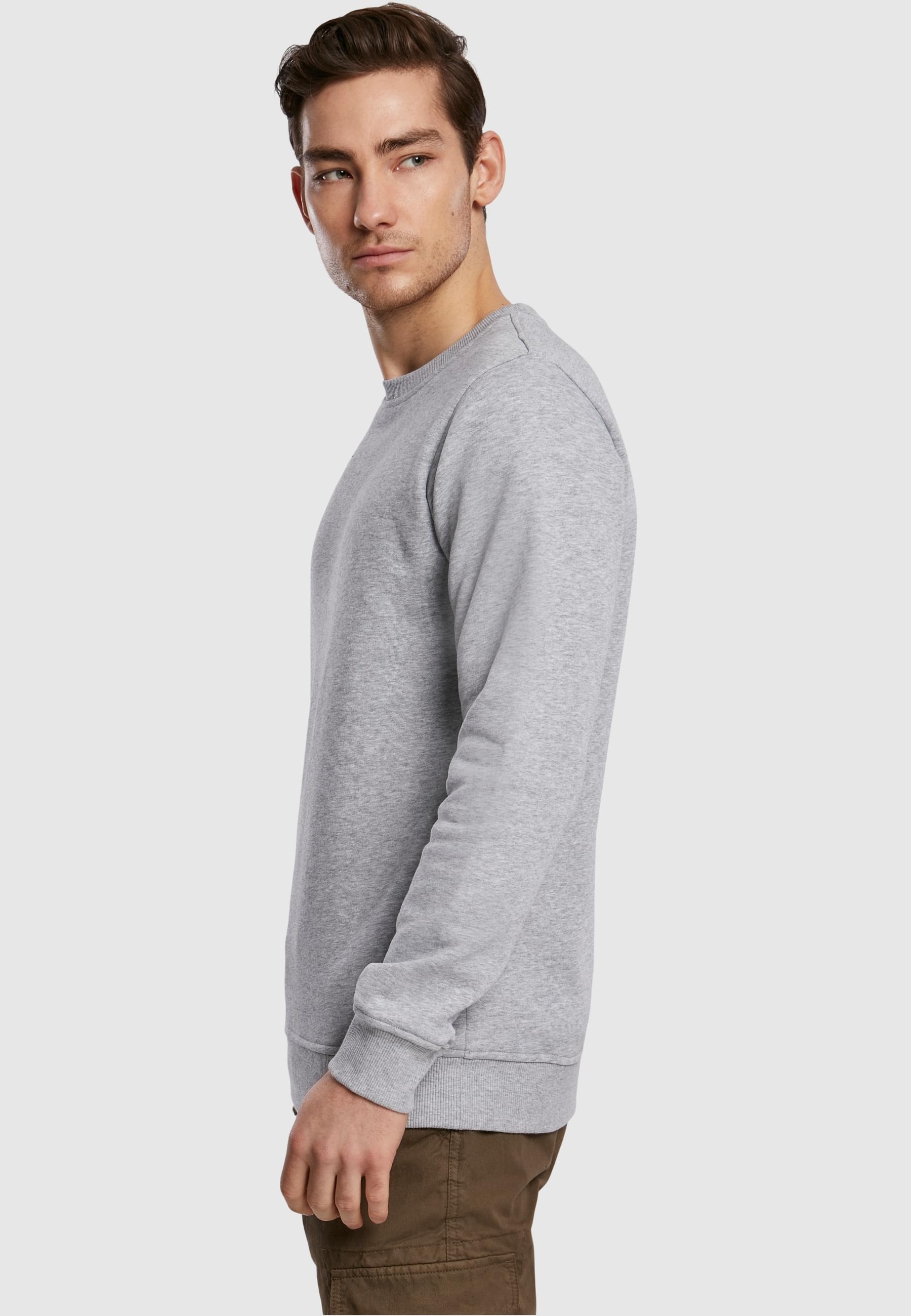 URBAN CLASSICS Rundhalspullover »Urban Classics Herren Organic Basic Crew«, (1 tlg.)