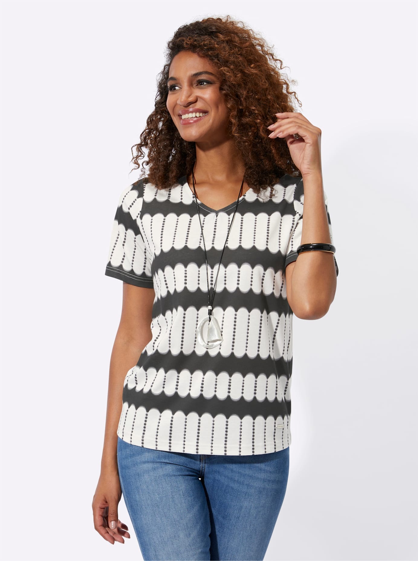 Casual Looks Kurzarmshirt "Shirt" 1 Stk. tlg. günstig online kaufen