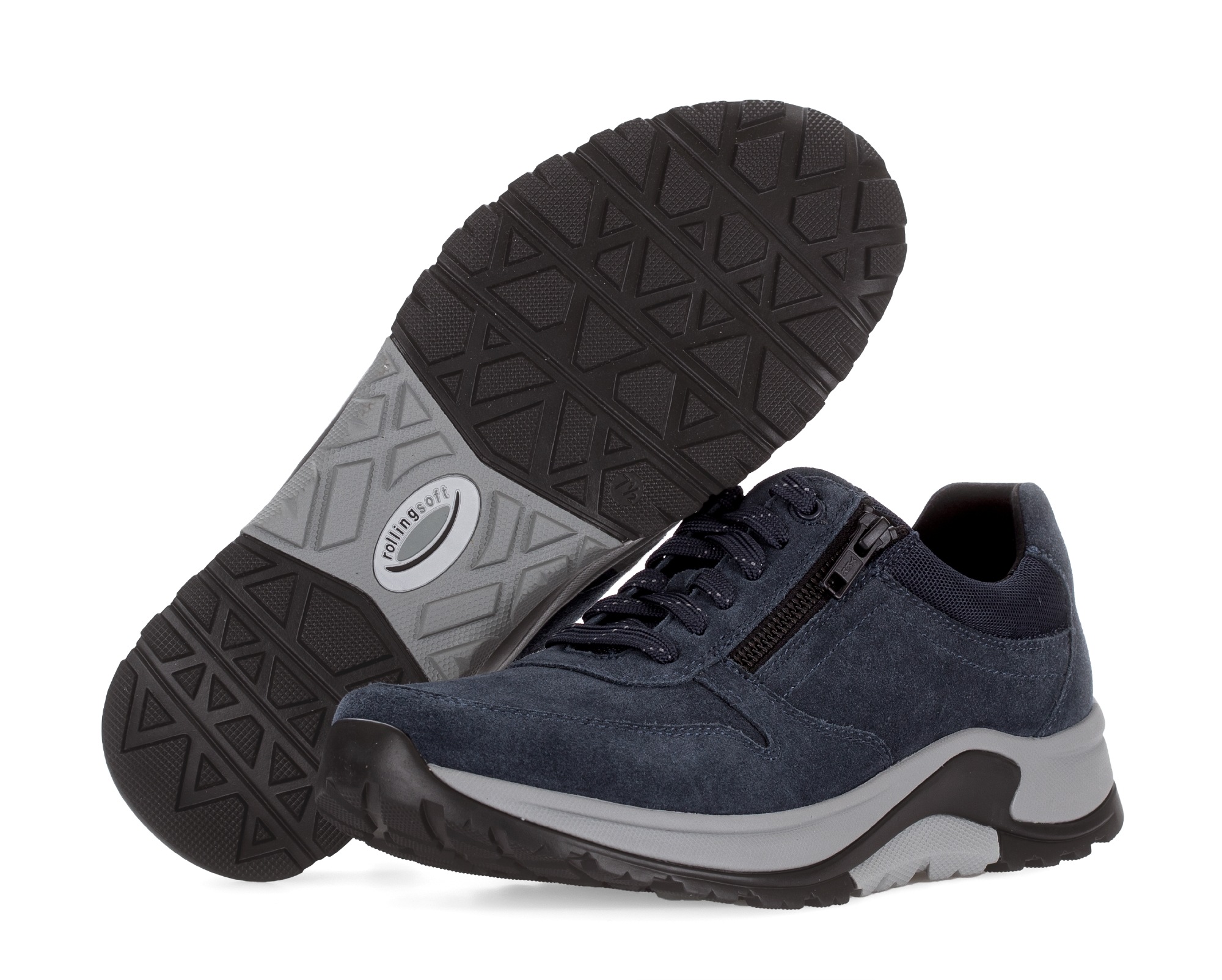 Gabor Rollingsoft Sneaker, Komfortschuh, Halbschuh, Schnürschuh in Weite G (= weit)