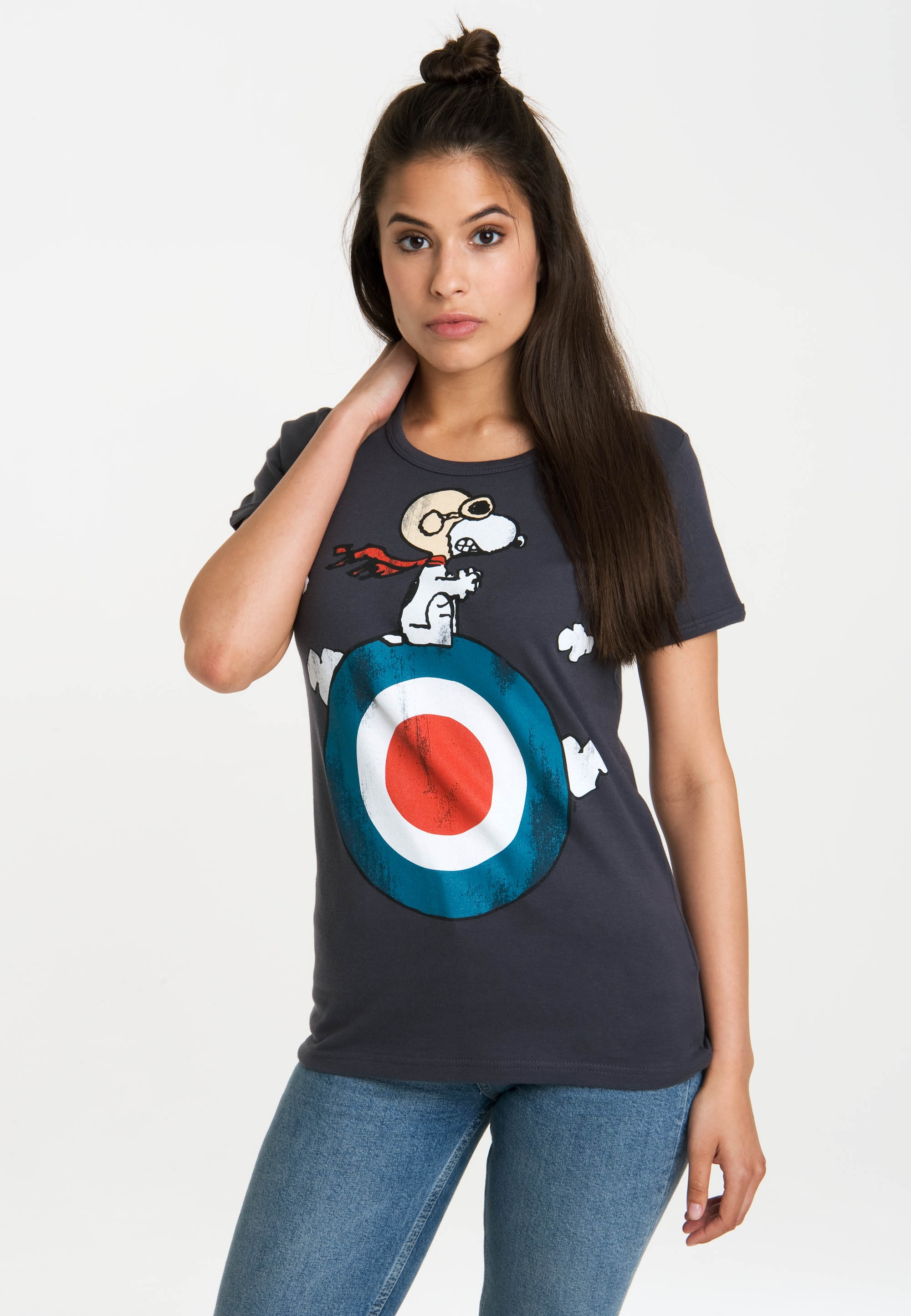 LOGOSHIRT T-Shirt »Snoopy«, mit lizenziertem Originaldesign