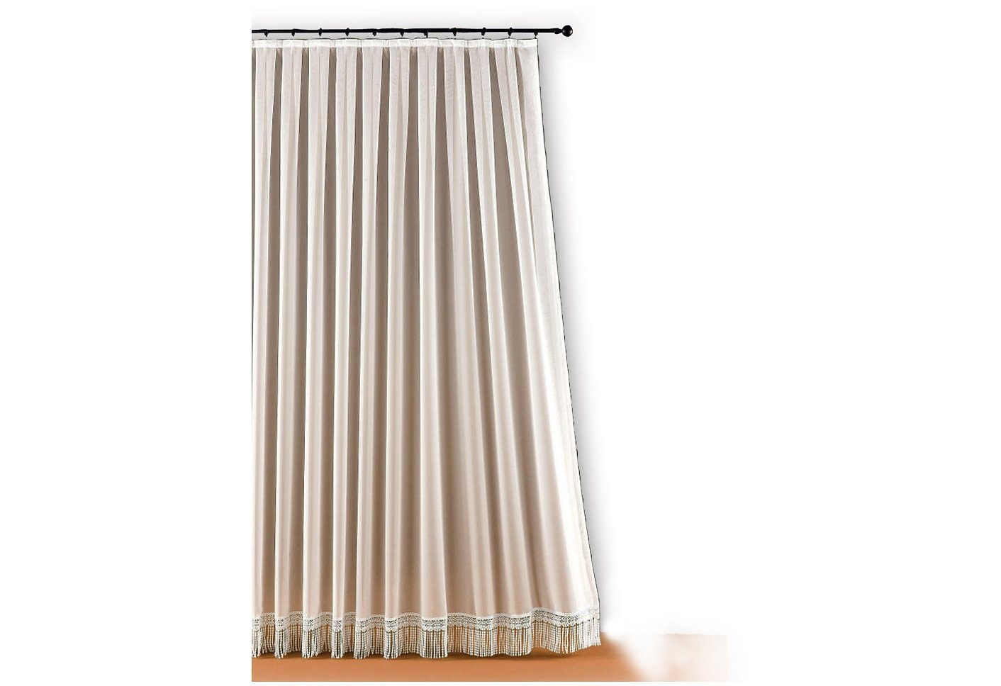Weckbrodt Gardine "Makramee" Kräuselband 1 Stk. tlg. Webgardine, Makramee, günstig online kaufen
