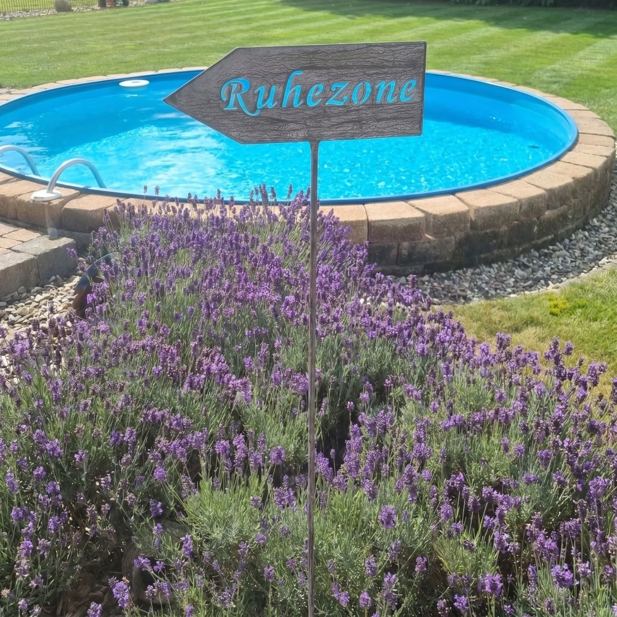 Ambiente Haus Gartenstecker »Ruhezone (H) 122cm« als Pfeil mit Schriftzug Ruhezone für den Außenbereich