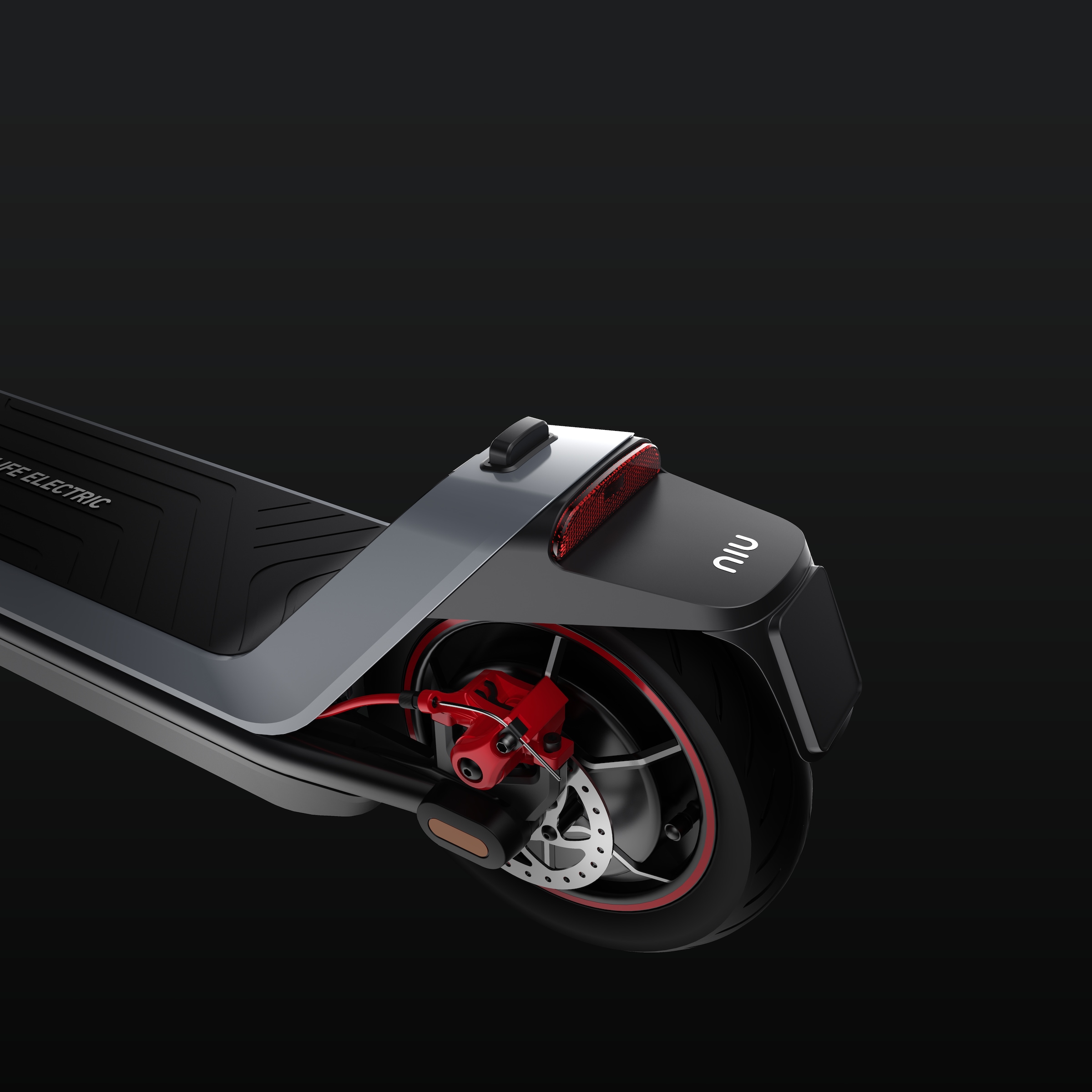 NIU E-Scooter »KQi 300X DE-BG« 20 km/h 60 km