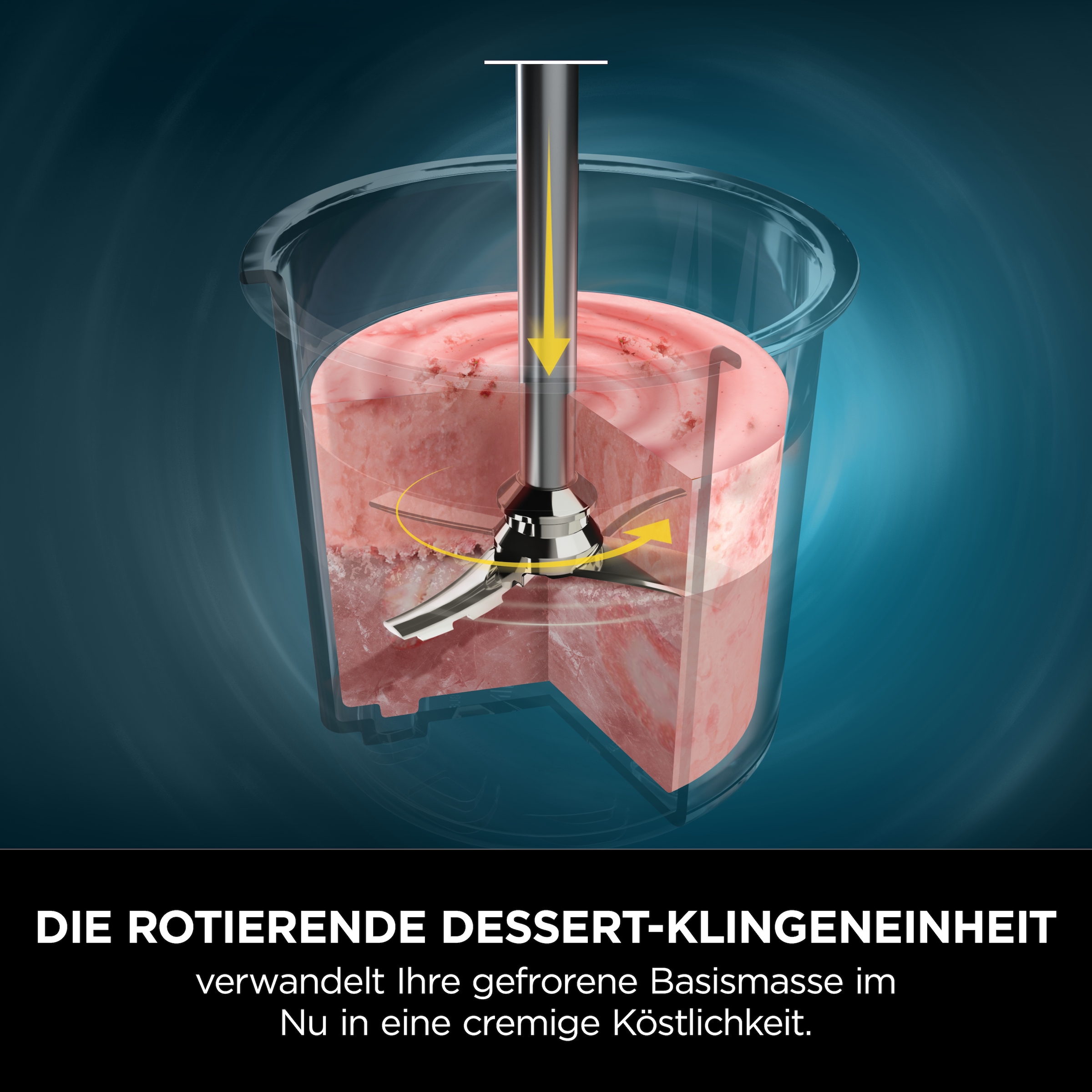 NINJA Eismaschine »NC302EU Creami« 0,47 l 800 W Mit 2 Dessertbehältern