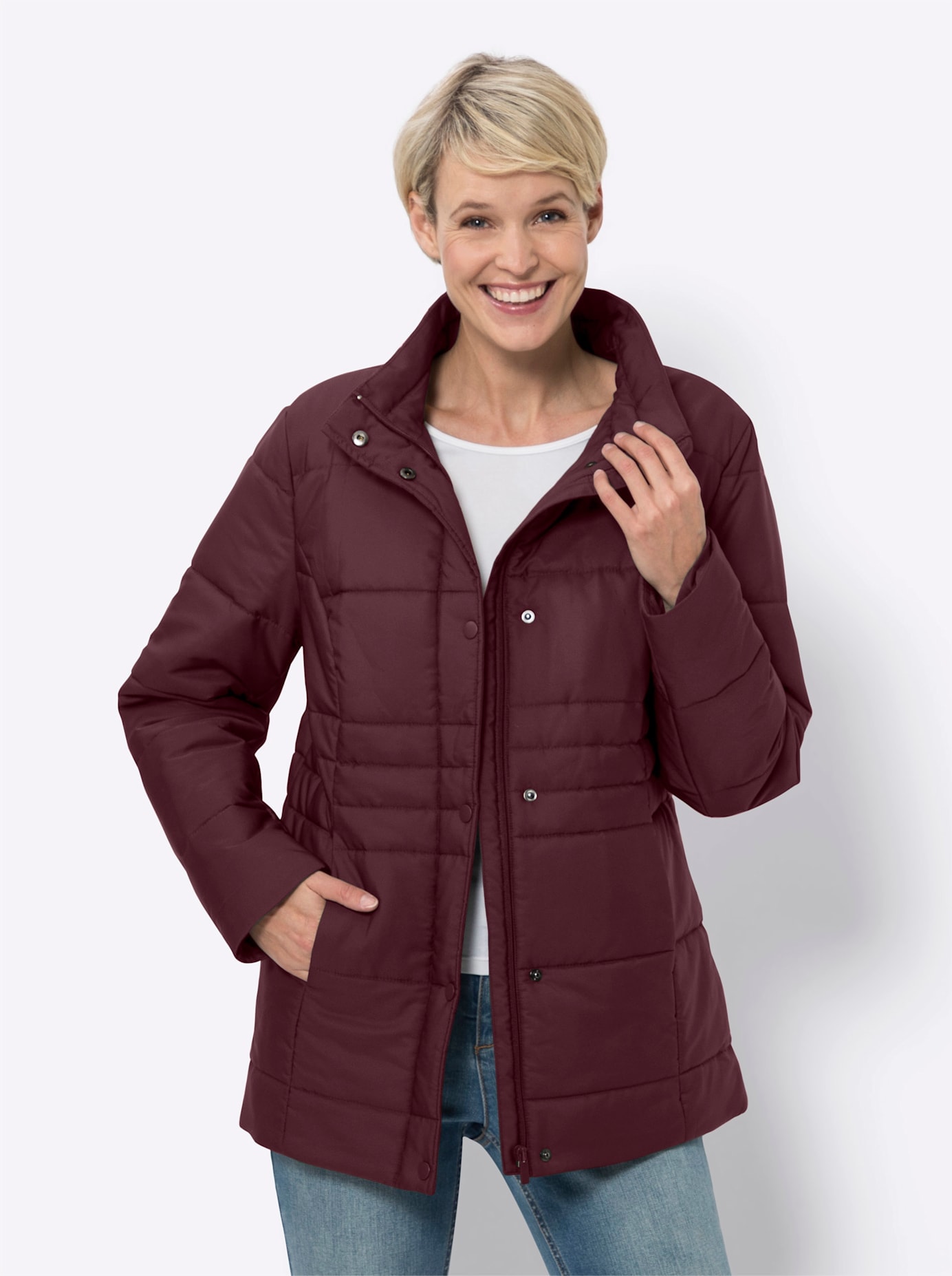 Classic Basics Steppjacke, ohne Kapuze