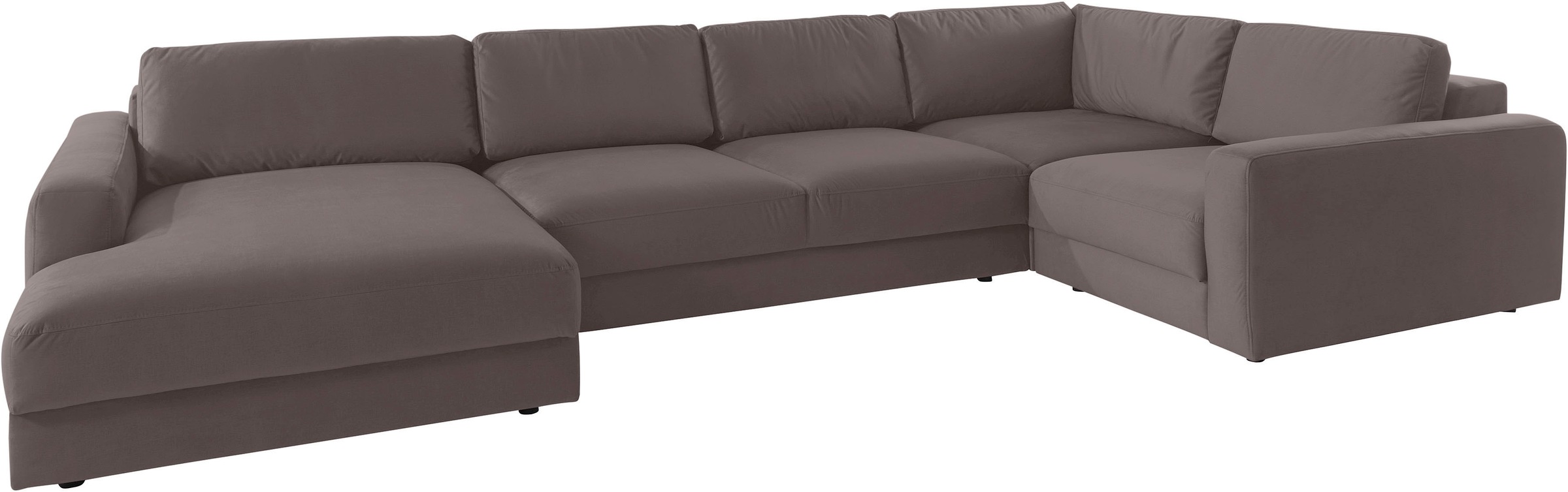 PLACES OF STYLE Wohnlandschaft "Bloomfield, Mega Polsterecke, Breite 390cm, günstig online kaufen