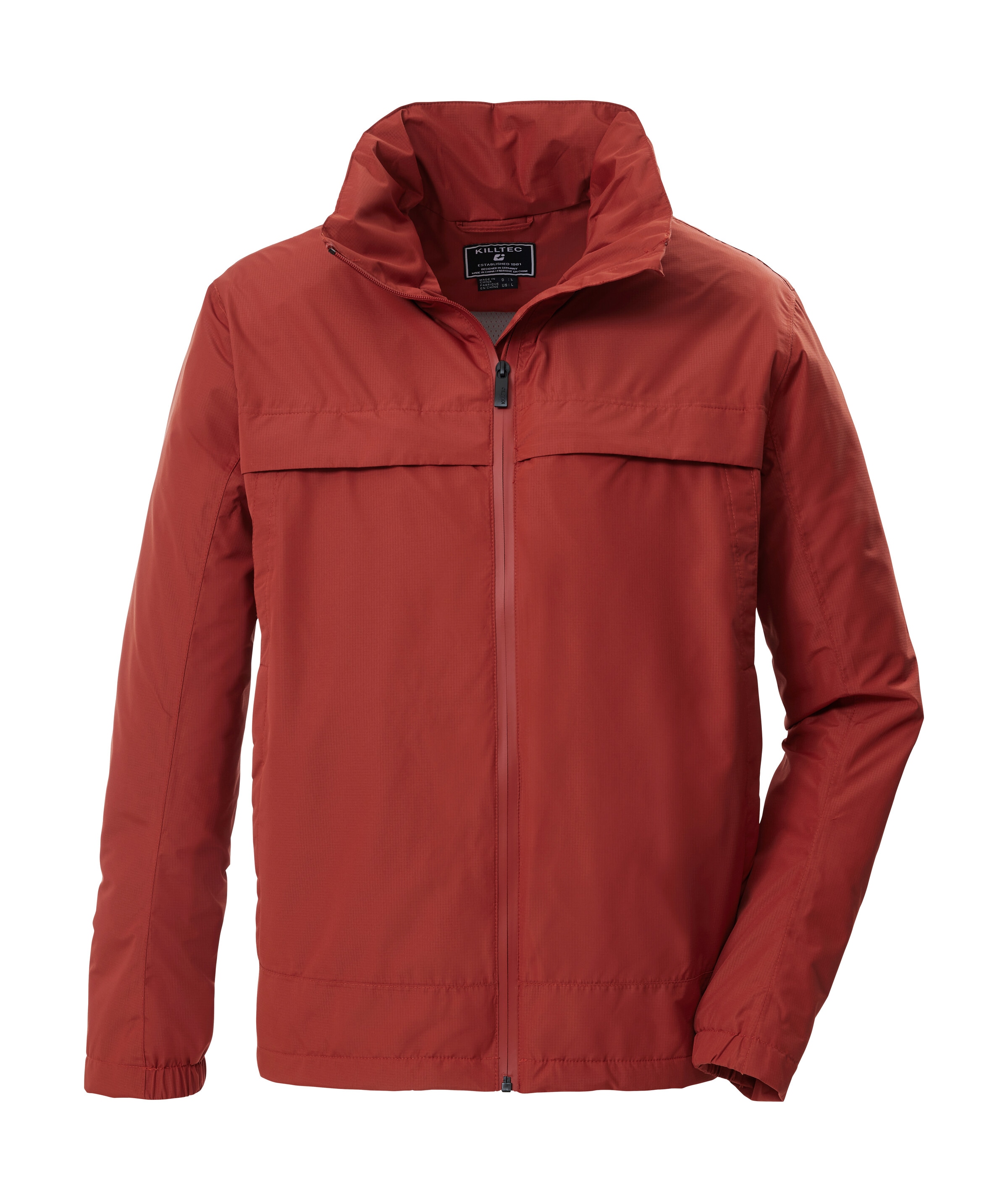 Killtec Funktionsjacke "KOS 6 MN JCKT" Leichte, wasserdichte Herrenjacke mit verstellbarer Kapuze