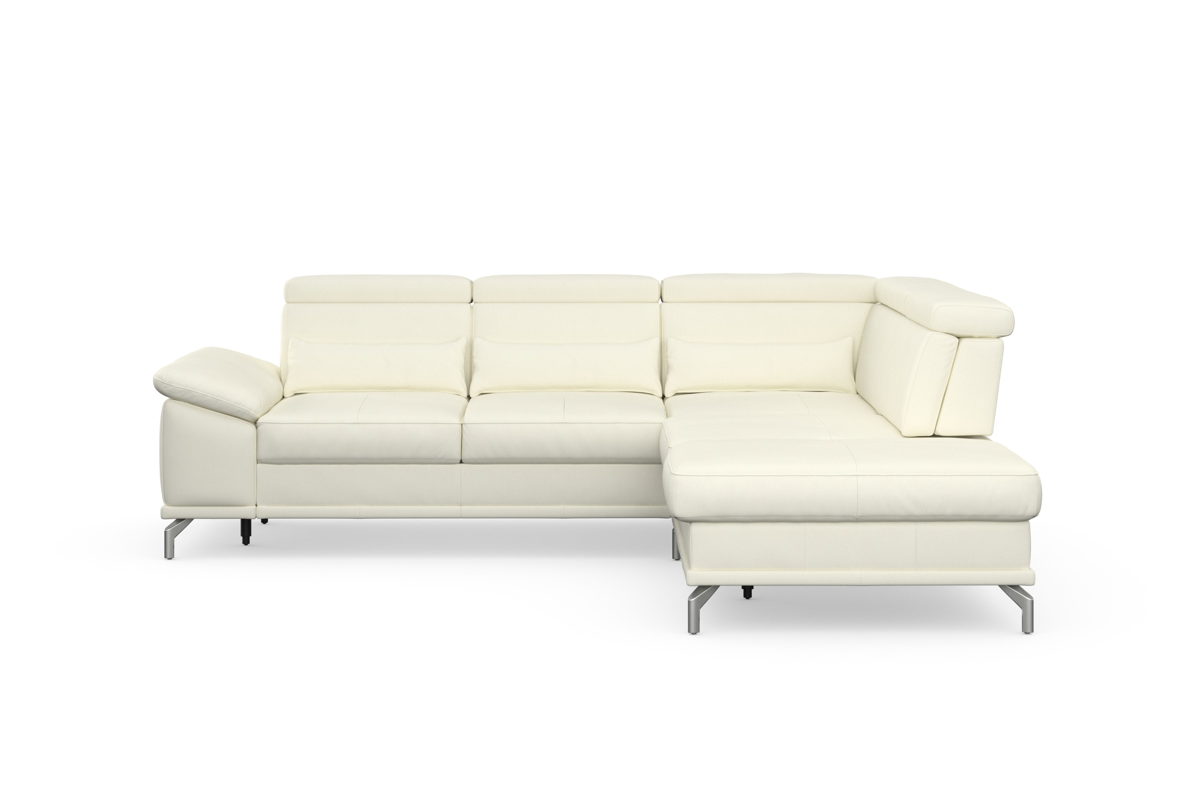 sit&more Ecksofa "Cabrio L-Form, B: 274 cm, mit Sitztiefen-, Arm- & Kopftei günstig online kaufen