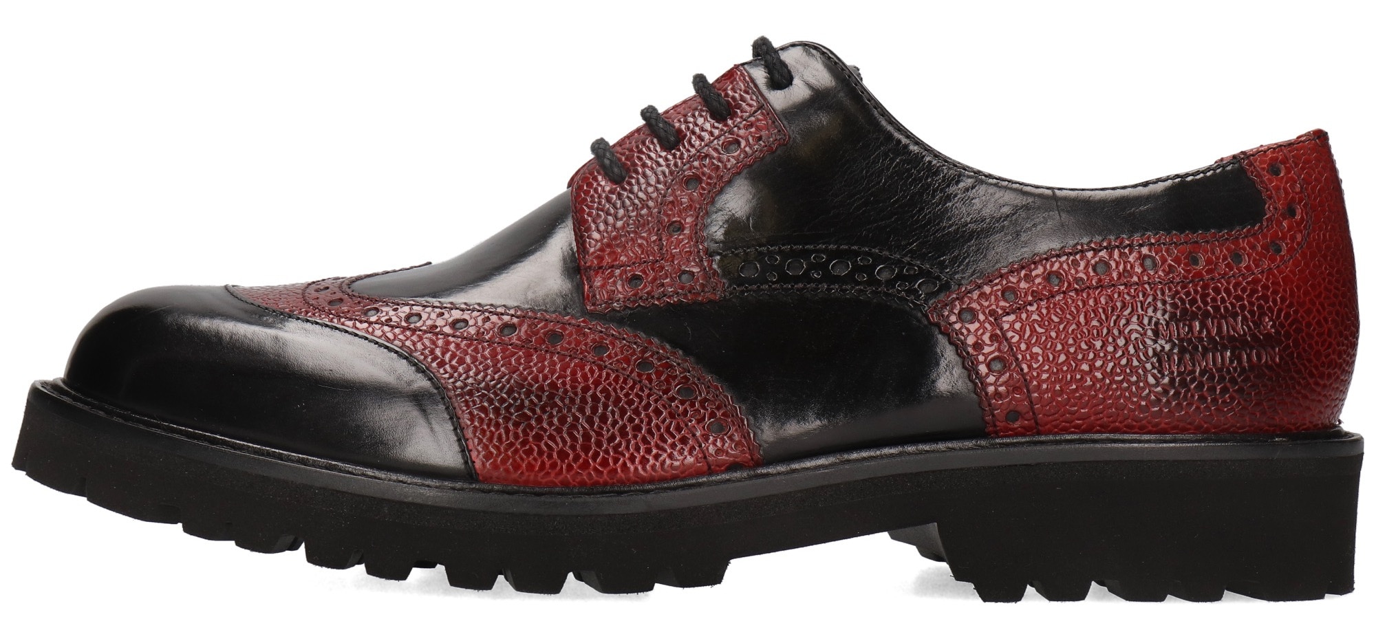 Melvin & Hamilton Budapester »Pierce 30 - vegetabil gegerbt«, Brogue, Budapester, Business Schuh mit Chunky Sohle