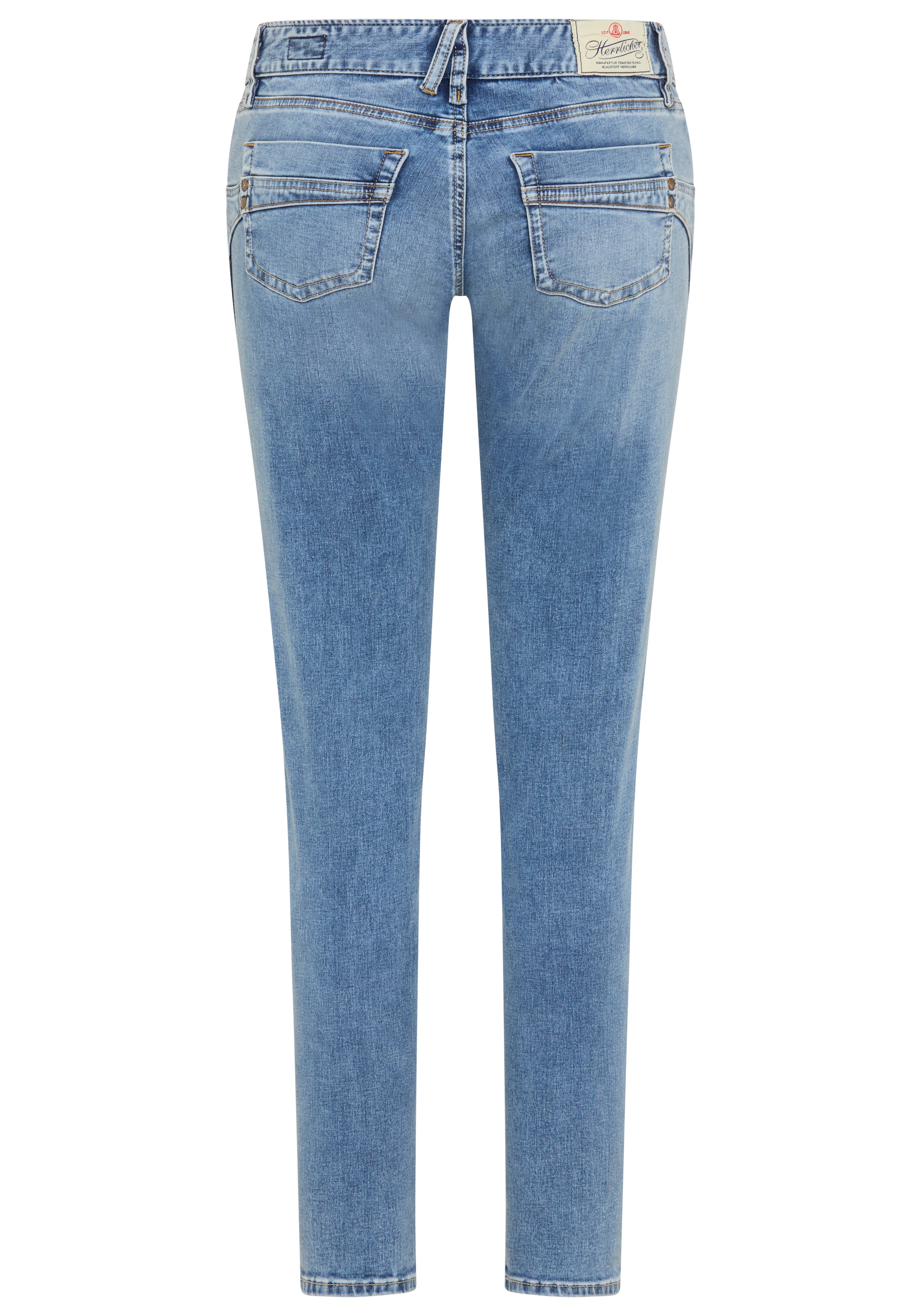 Thumbnail - Herrlicher Slim-fit-Jeans "Touch Slim Denim" mit besonderer Nahtführung