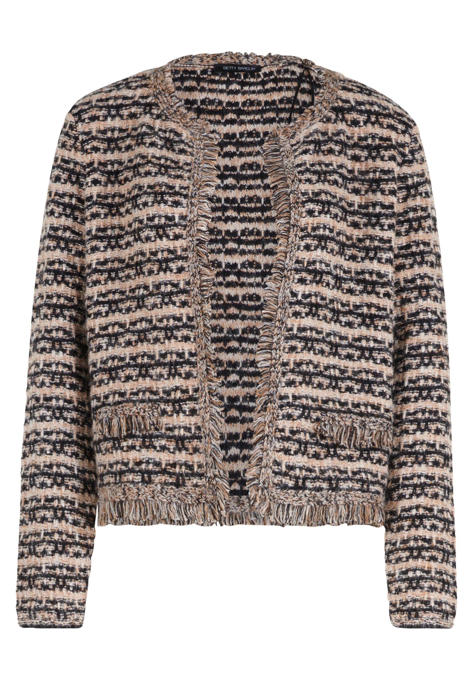 Betty Barclay Strickjacke "Betty Barclay Damen Strick-Cardigan mit Fransen" günstig online kaufen