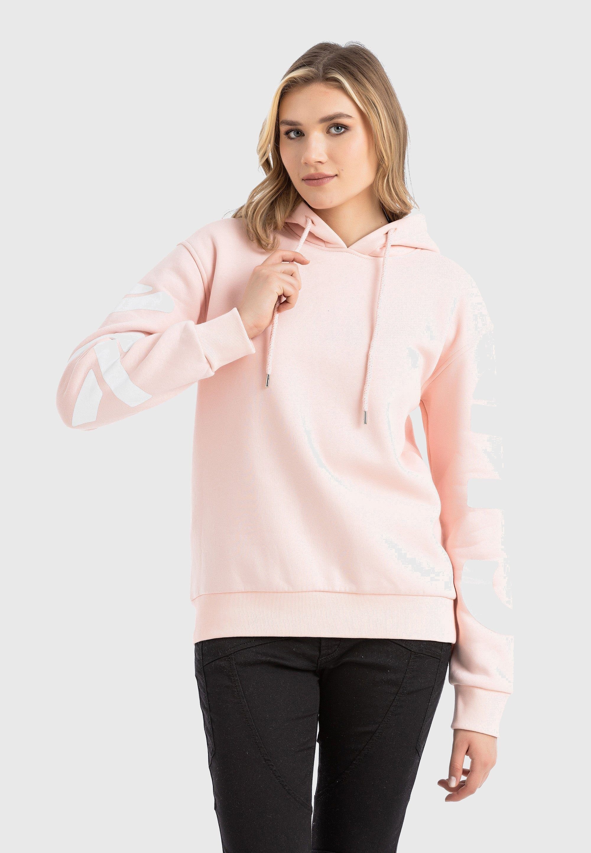 Cipo & Baxx Sweatshirt »HOODIE SWEATSHIRT«, (1 tlg.), modisches Design mit hohem Tragekomfort