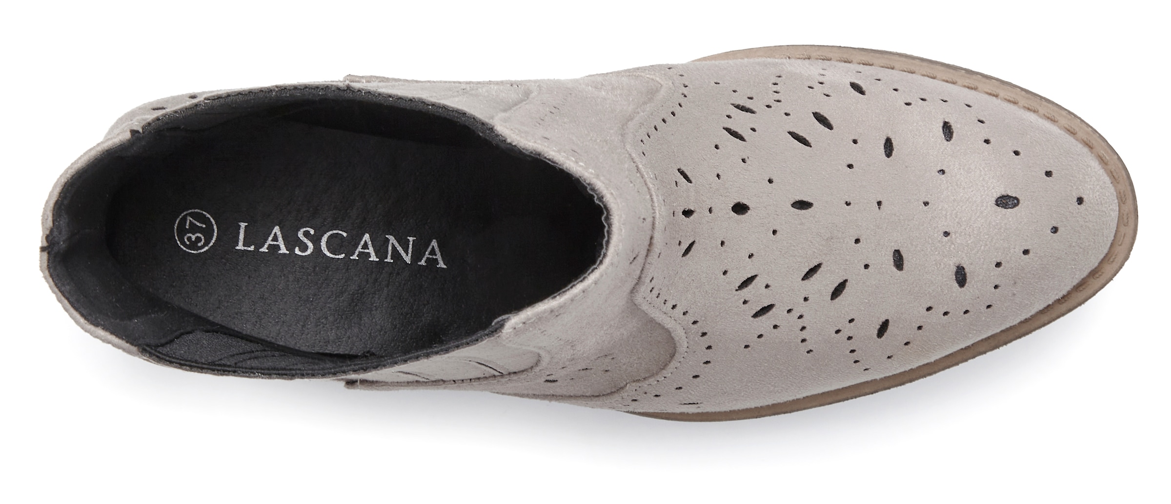 LASCANA Stiefelette »Stiefel, Boots, Westernstiefelette, Cowboy Boots,«, mit Cut-Outs VEGAN