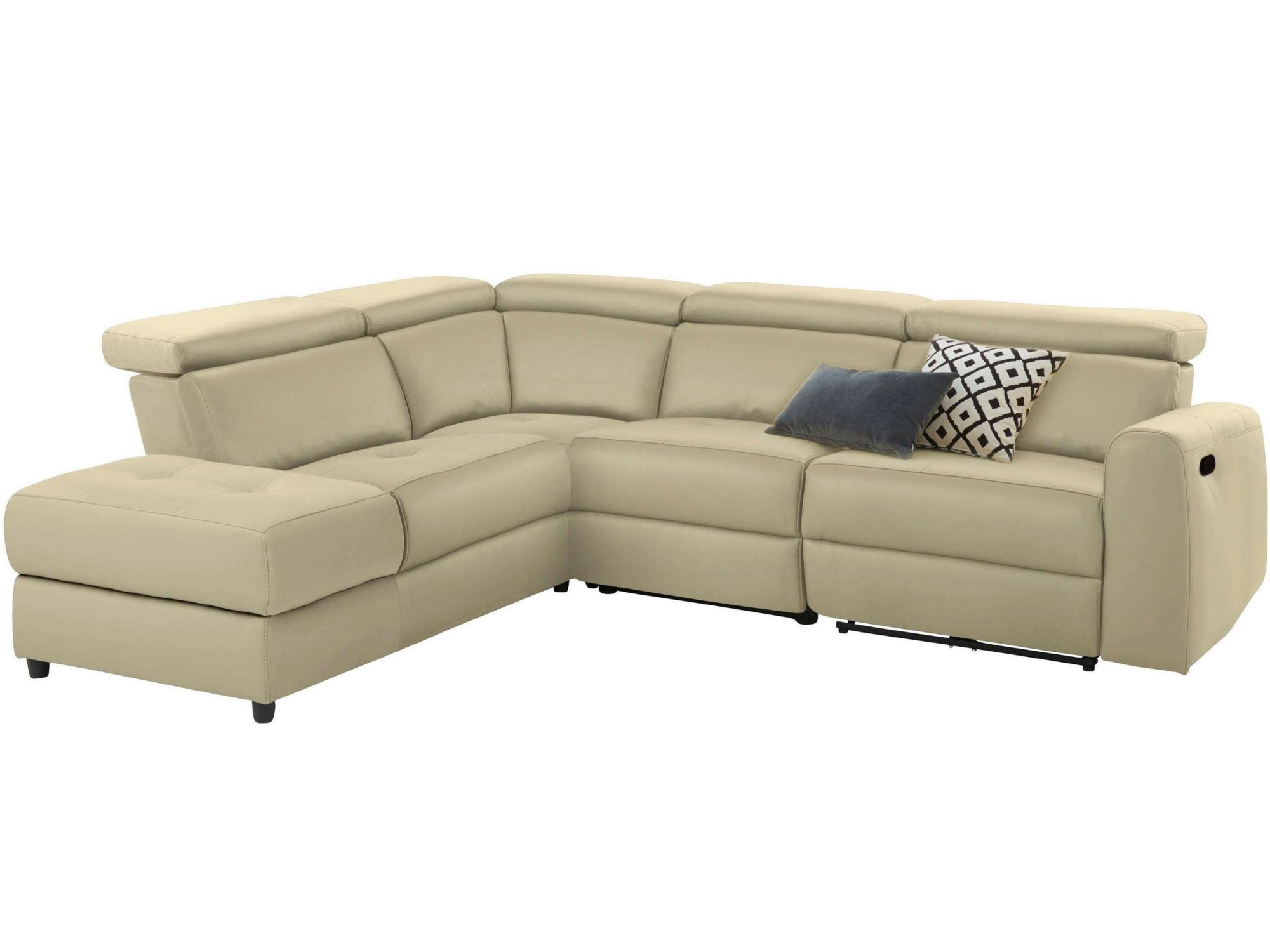 Home affaire Ecksofa »Sentrano, L-Form,«, 273 cm, man. o. elektr. Relaxfunktion und USB/Kopfverstellung