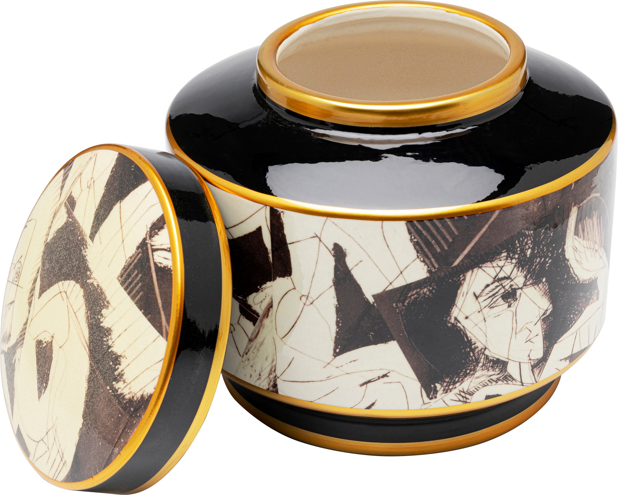 Kare Design Aufbewahrungsdose »Dekodose La Spezia, Durchmesser 22 cm« ideal für Schmuck, Schlüssel, Kleingeld, Haargummis u.a. Kleinteile