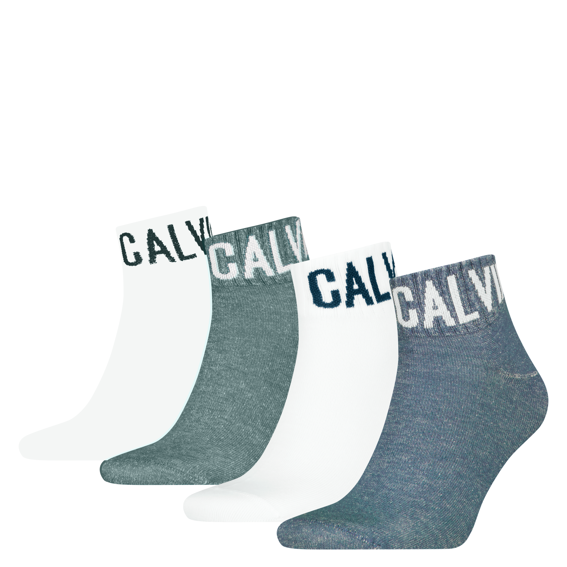 Calvin Klein Jeans Kurzsocken "CKJ MEN QUARTER 4P RIBBON LOGO ECOM", (4er P günstig online kaufen
