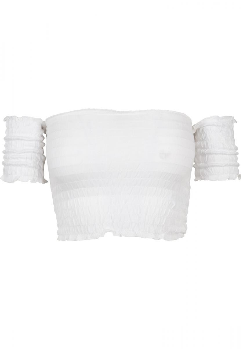 URBAN CLASSICS T-Shirt Top«, Cold | (1 »Damen Smoke Shoulder Cropped tlg.) online BAUR Ladies kaufen