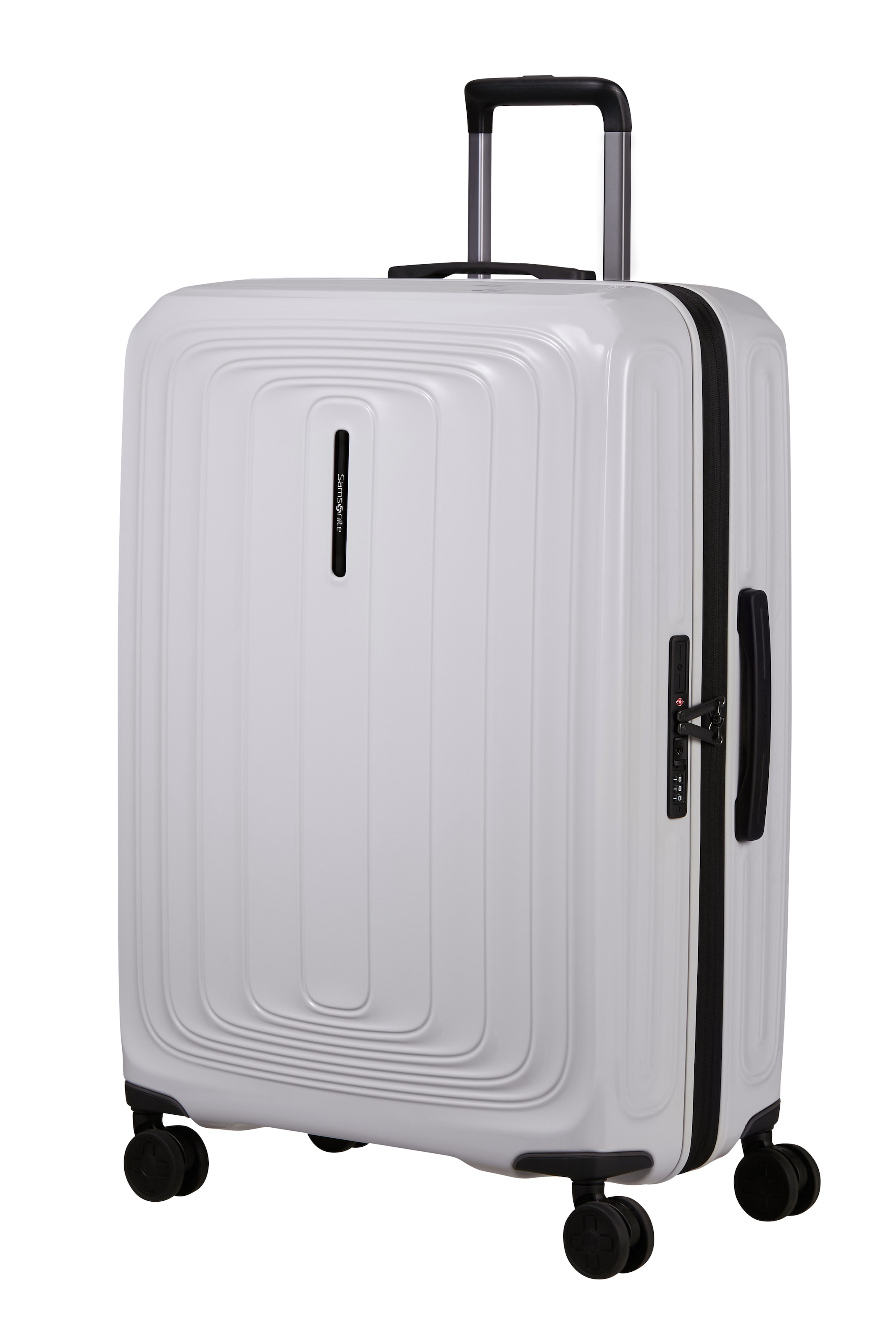 Samsonite "2WANDER" 107 l 4 Rollen aus robustem Polycarbonat, mit Adressetikett und Dehnfalte