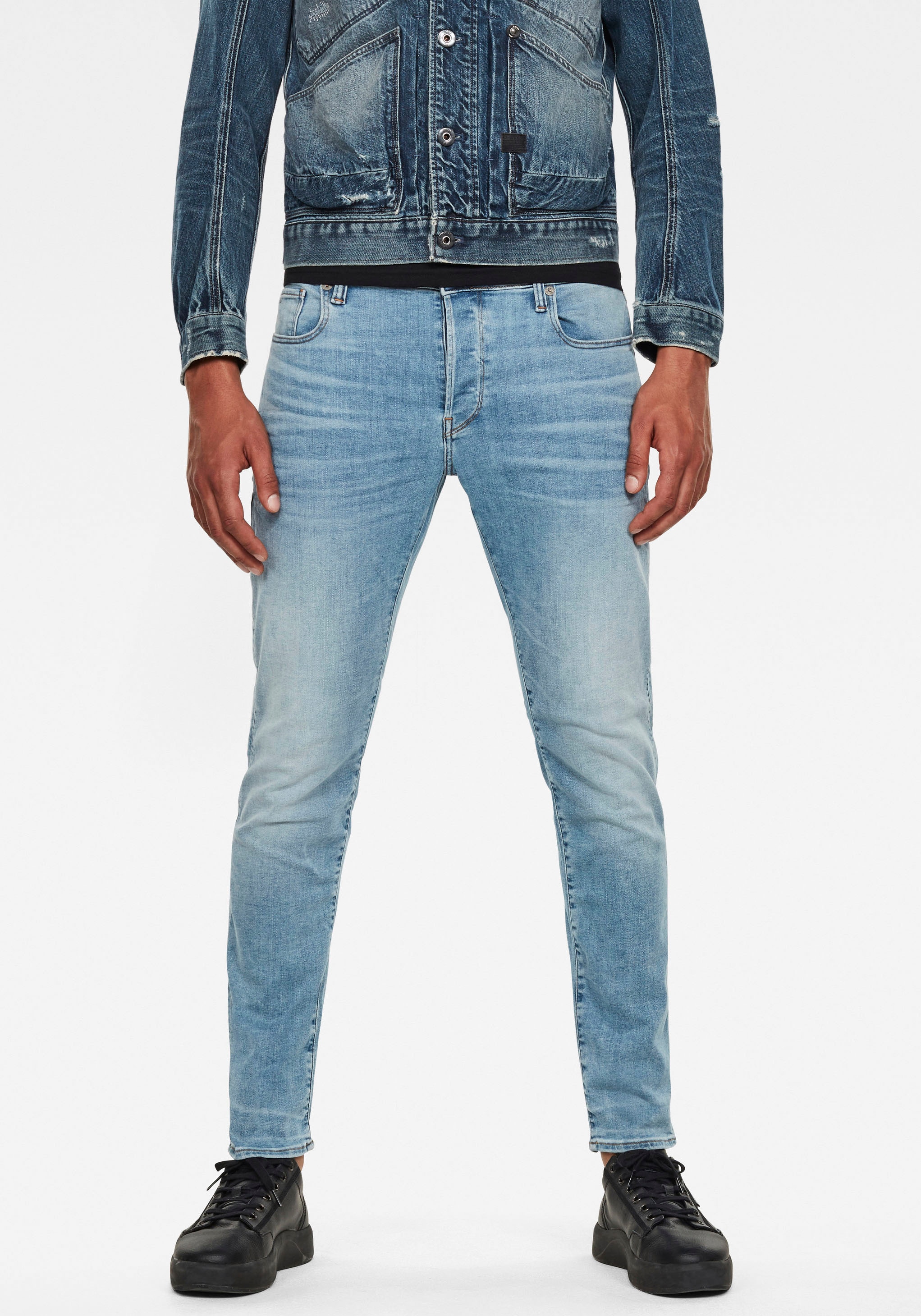 G-STAR Slim-fit-Jeans "3301 Slim", mit toller Waschung und Elasthan