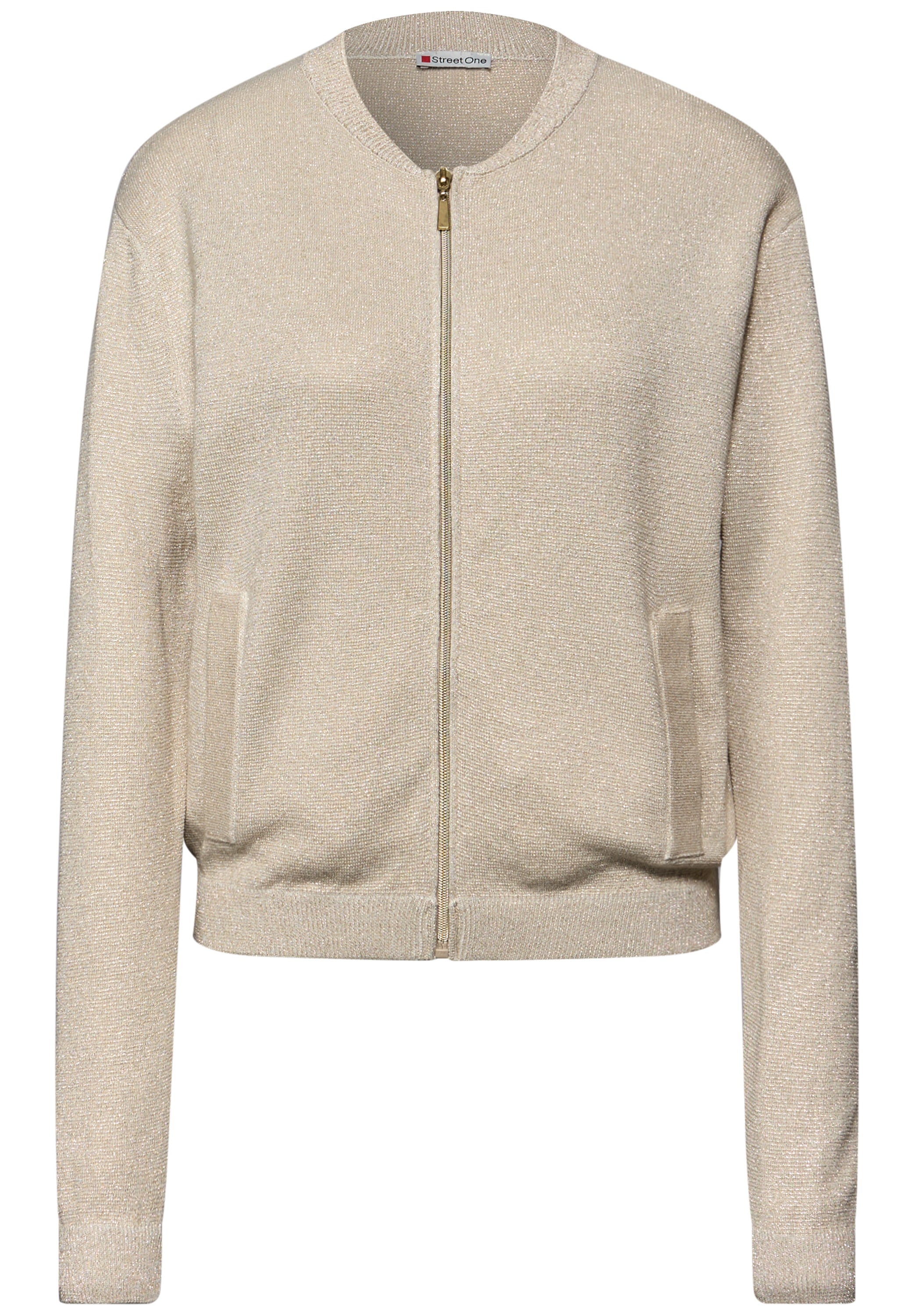 STREET ONE Cardigan mit Materialmix