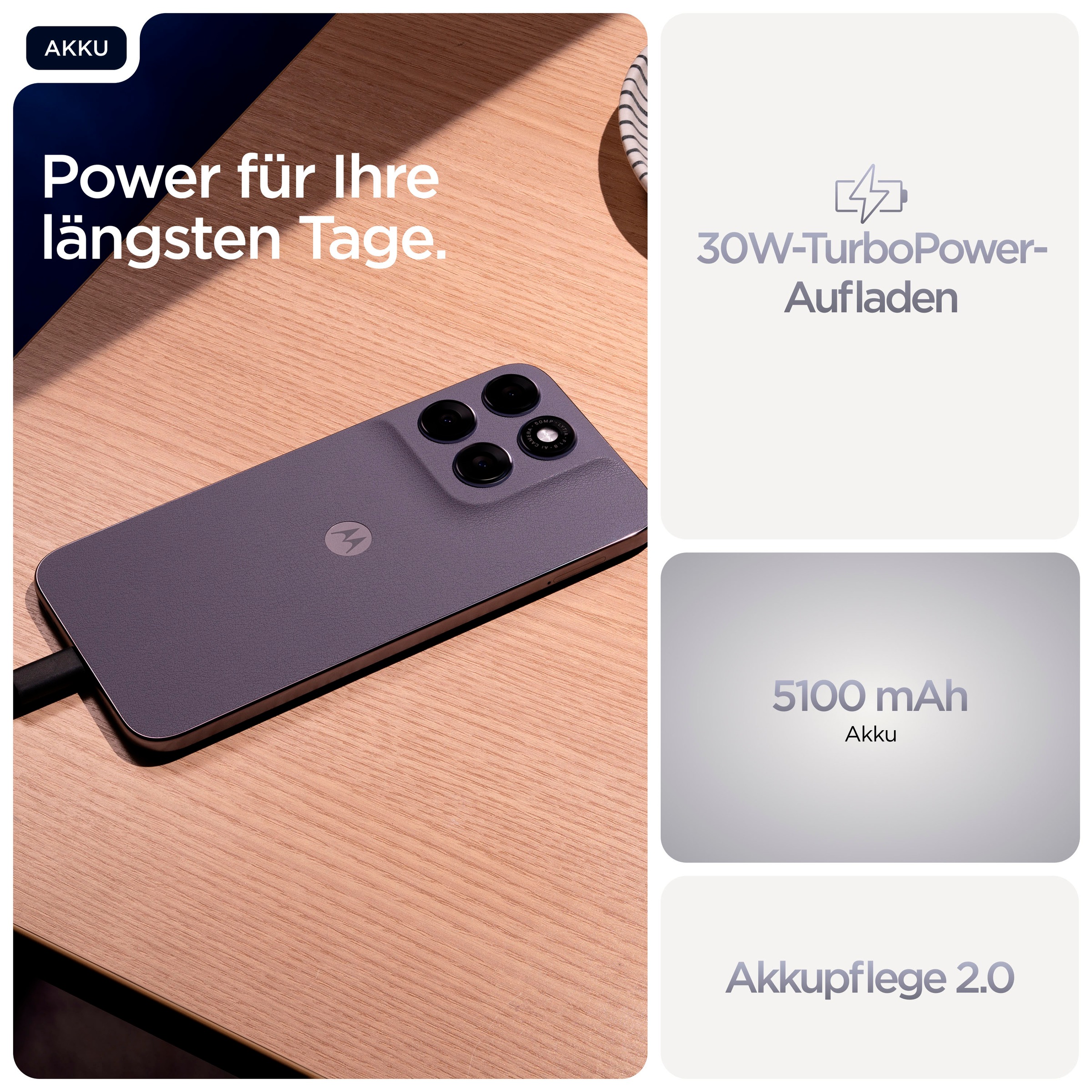 Motorola Smartphone »moto g67« PANTONE® Arctic Seal