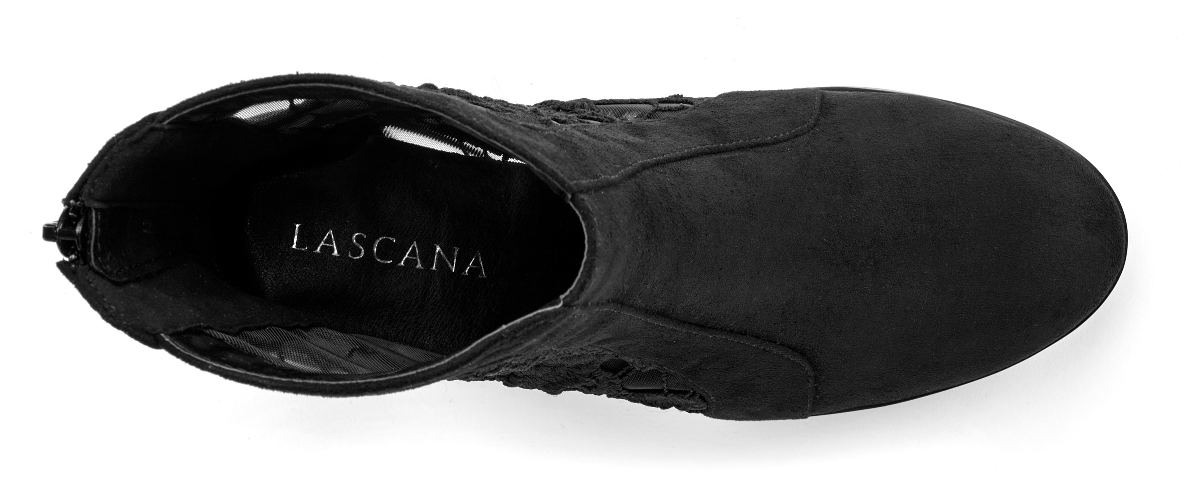 Thumbnail - LASCANA High-Heel-Stiefelette "Ankle Boot, Stiefel" mit modischer Spitze und bequemen Blockabsatz