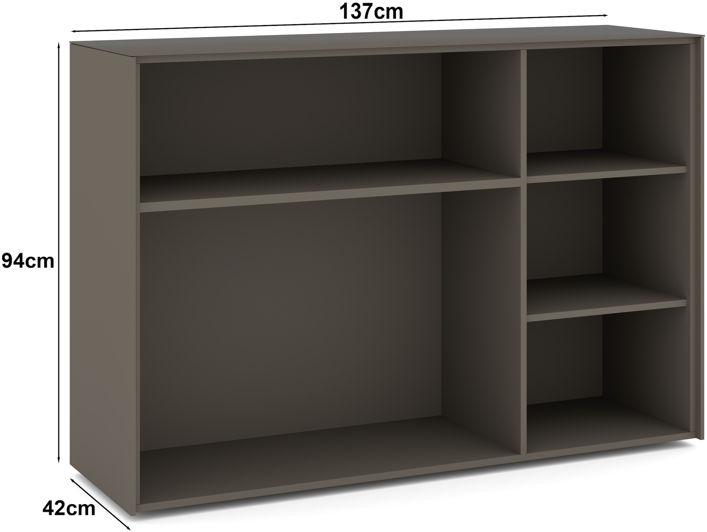 set one by Musterring Sideboard »Reno« 1 Stk. tlg. Mit Gleitern und in verschiedenen Farben erhältlich