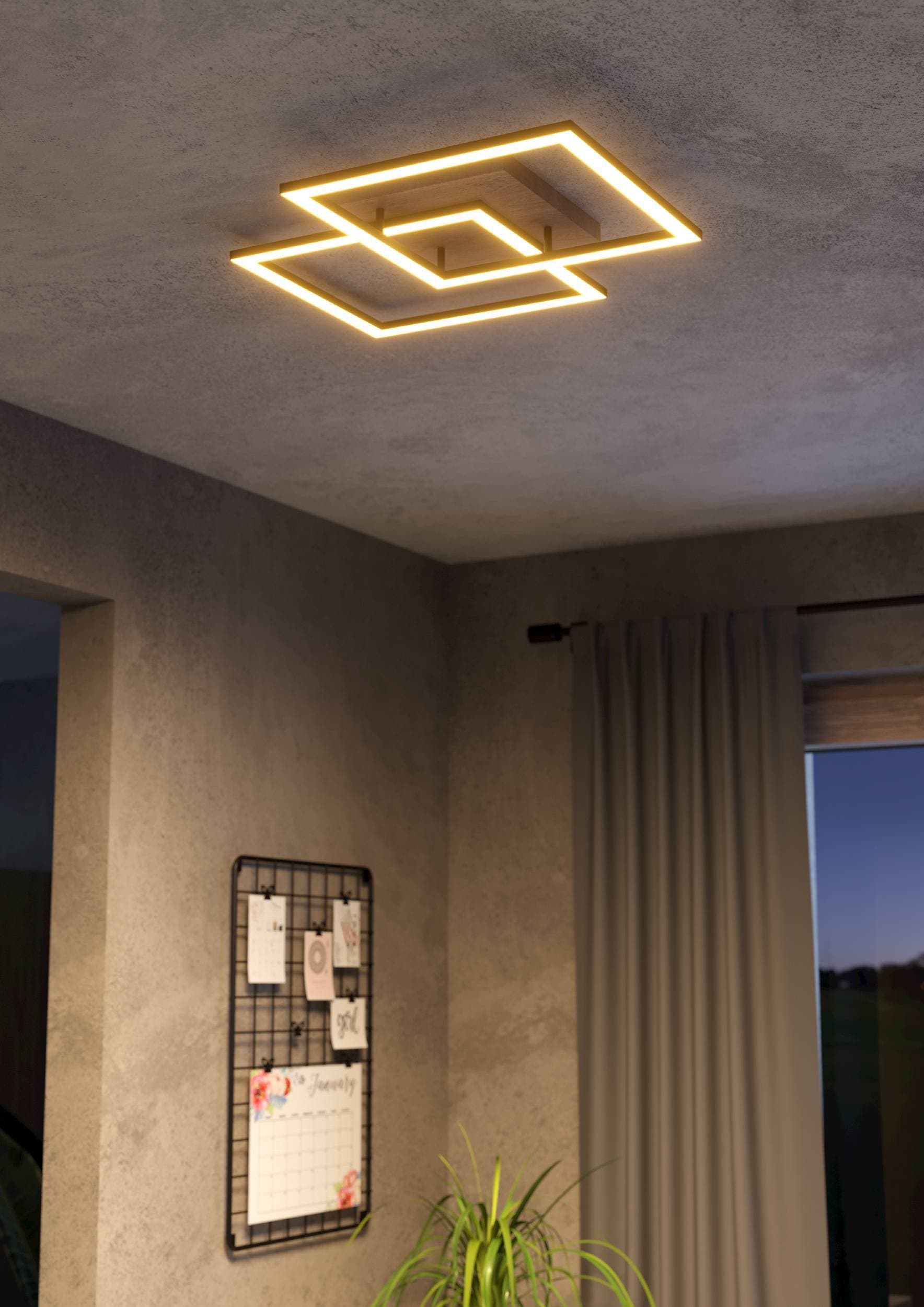 EGLO Deckenleuchte »Lomaltas-z Deckenlampe, ZigBee, App und Sprachsteuerung, Flurlampe« LED-Modul 1 Stk. Kaltweiß | Neutralweiß | Warmweiß
