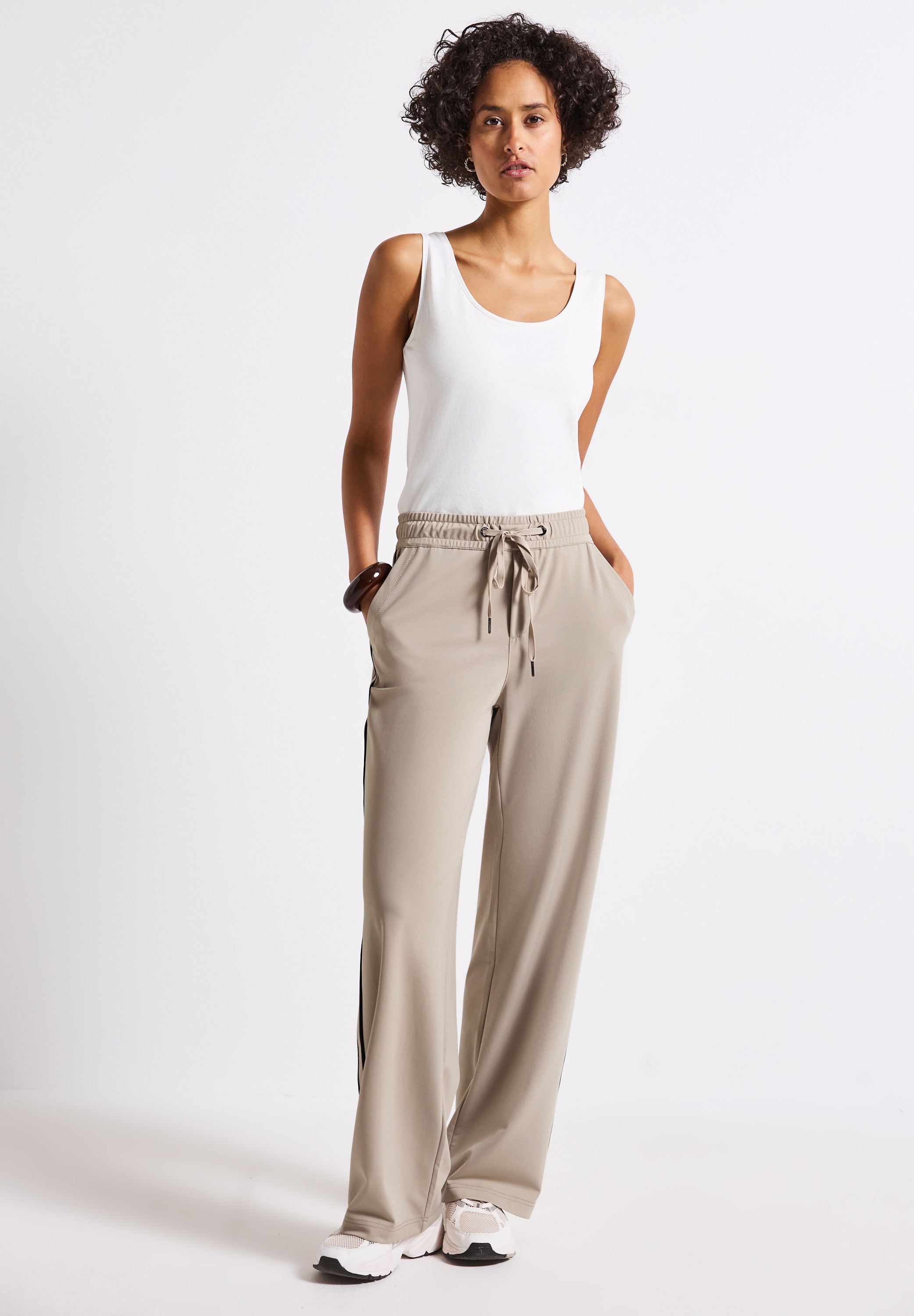 STREET ONE Stoffhose, High Waist